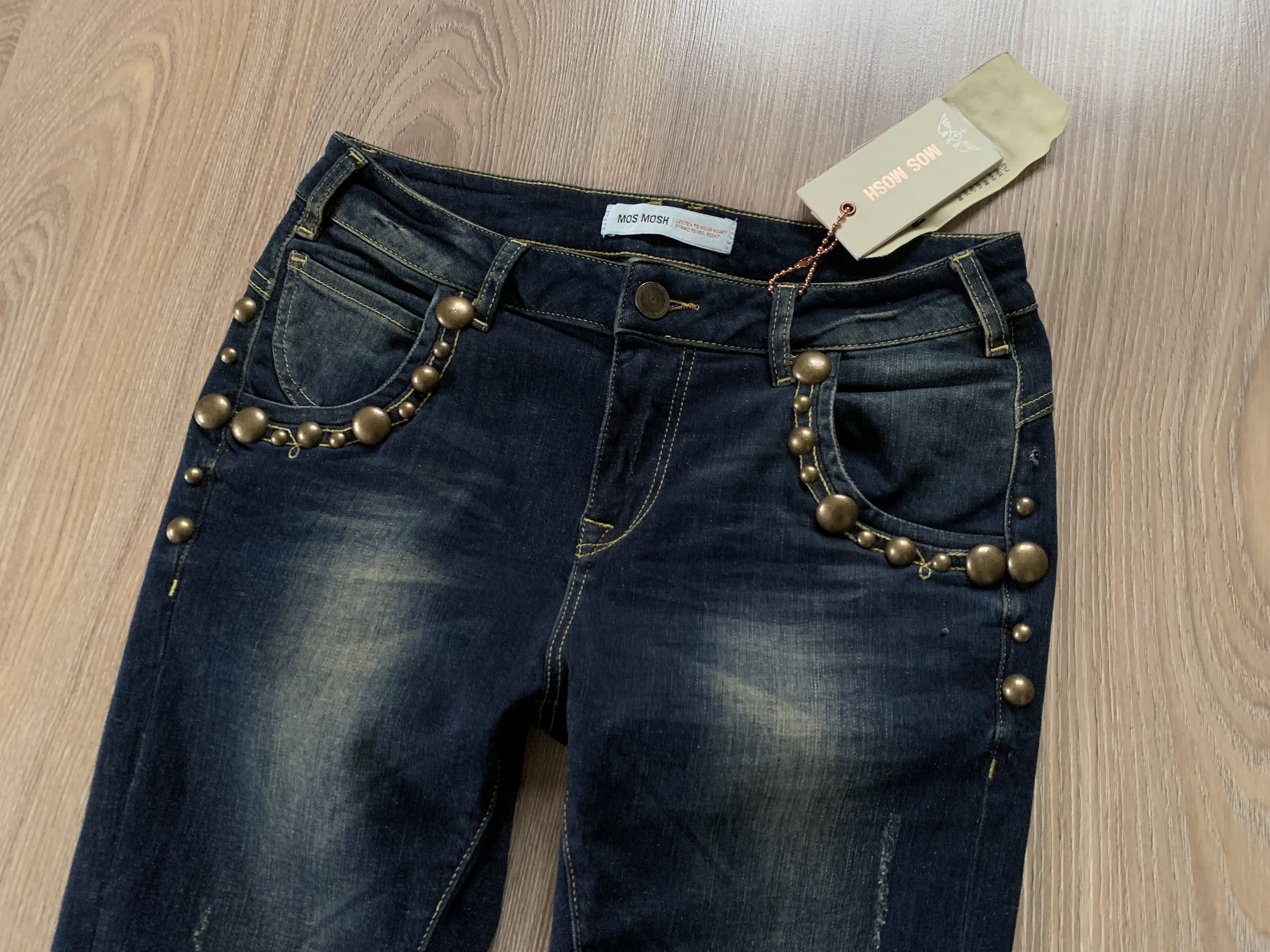Denime Mos Mosh Customized Women's Jeans Size 27" / US 4 / IT 40 - 3 Thumbnail
