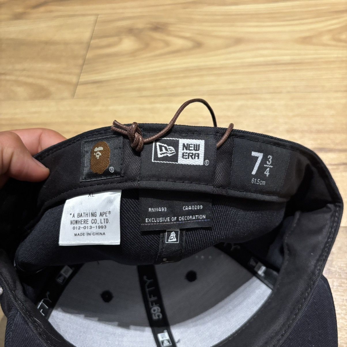 Bape Bape New Era 59FIFTY “B” Logo Fitted Cap Size ONE SIZE - 6 Thumbnail