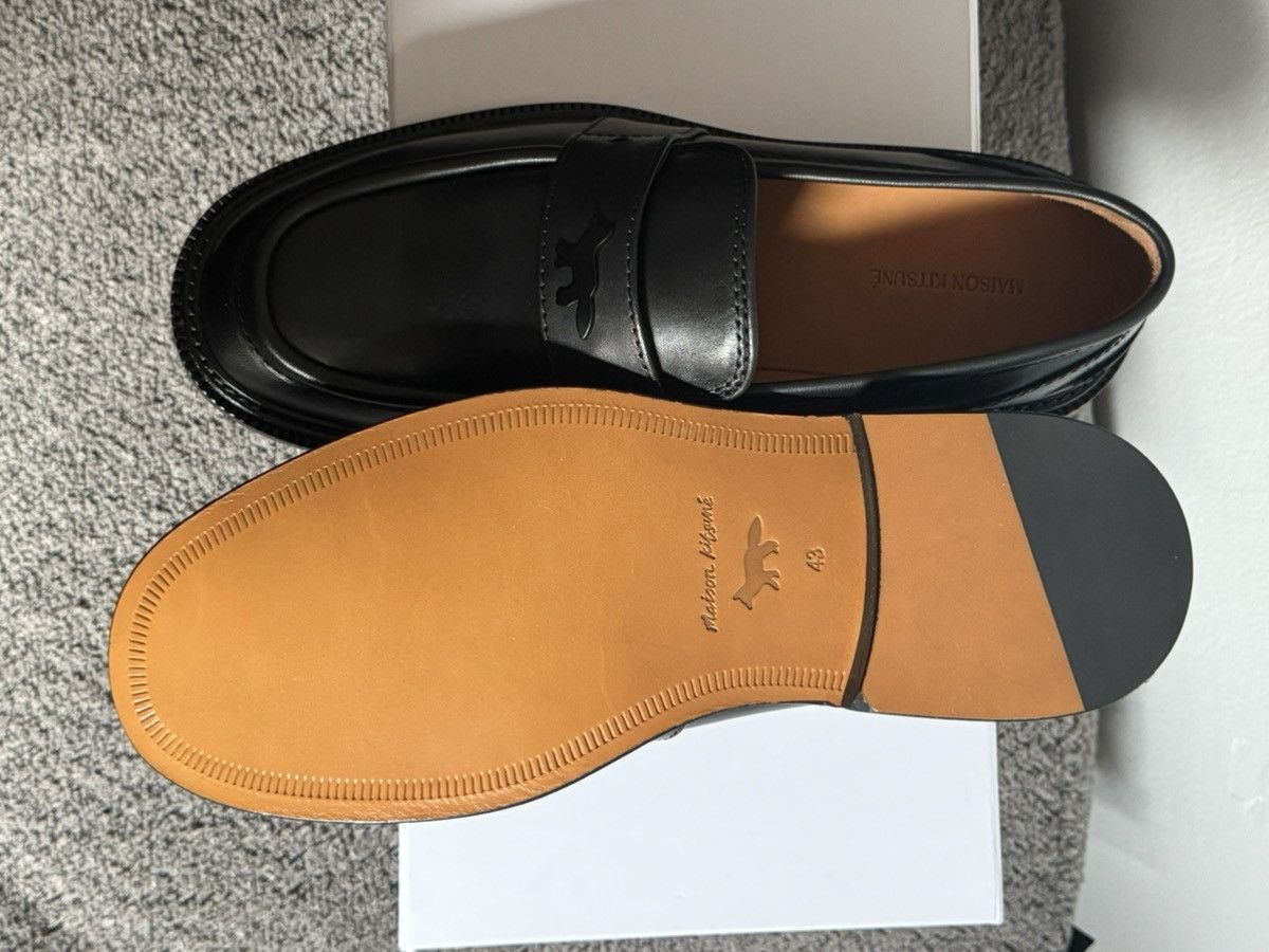 Maison Kitsune Maison Kitsunè Leather Loafers Size US 10 / EU 43 - 4 Thumbnail