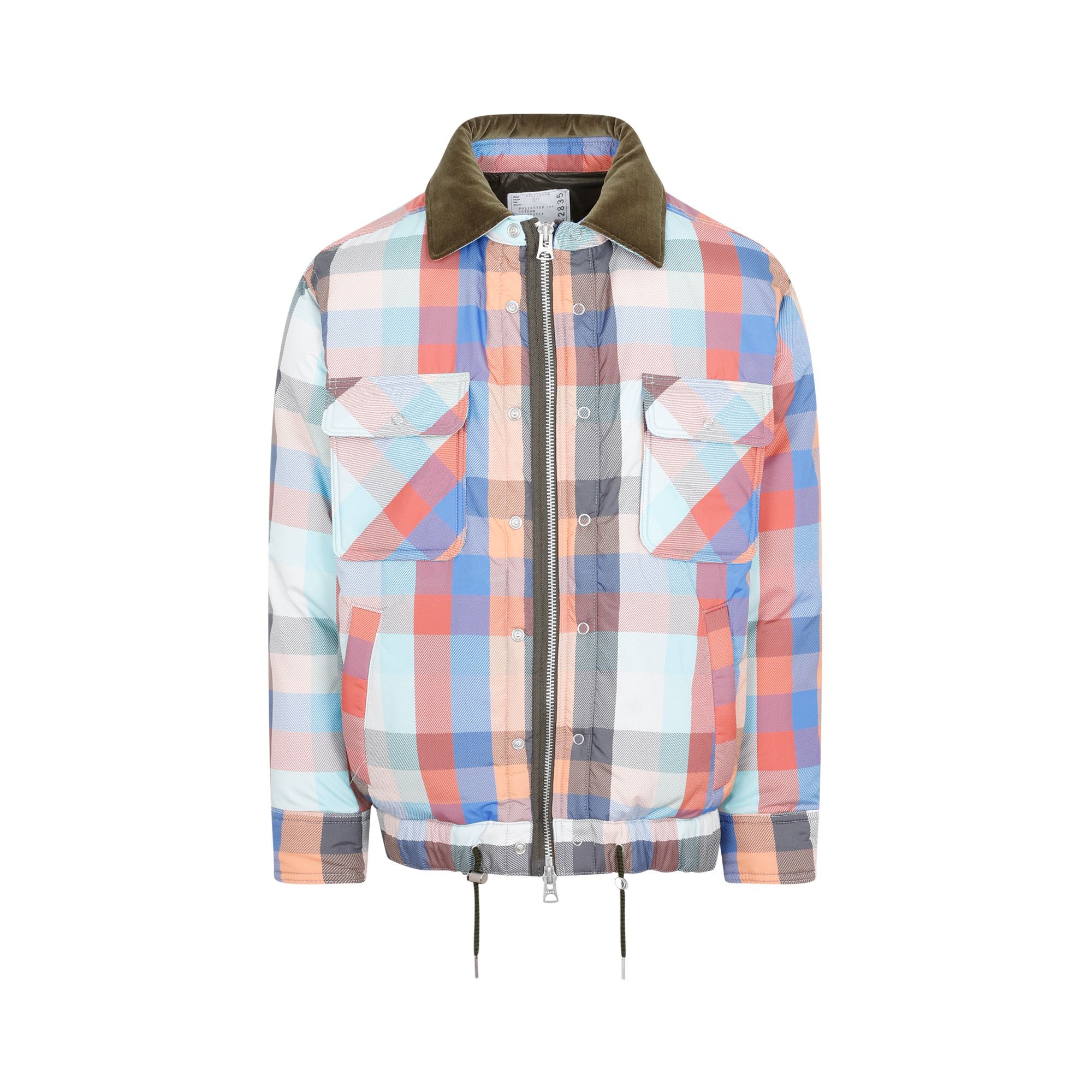 Sacai Sacai Plaid Padded Blouson Size US M / EU 48-50 / 2 - 1 Thumbnail