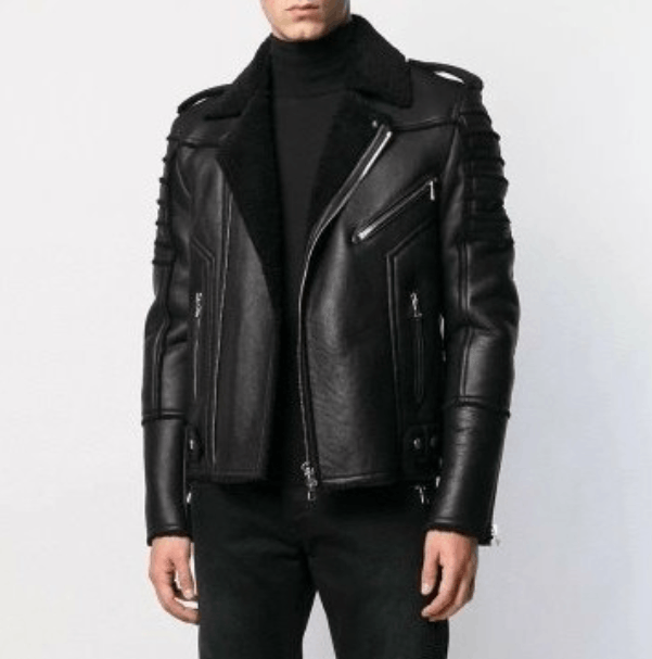 Balmain AW18 shearling biker jacket Size US S / EU 44-46 / 1 - 12 Thumbnail
