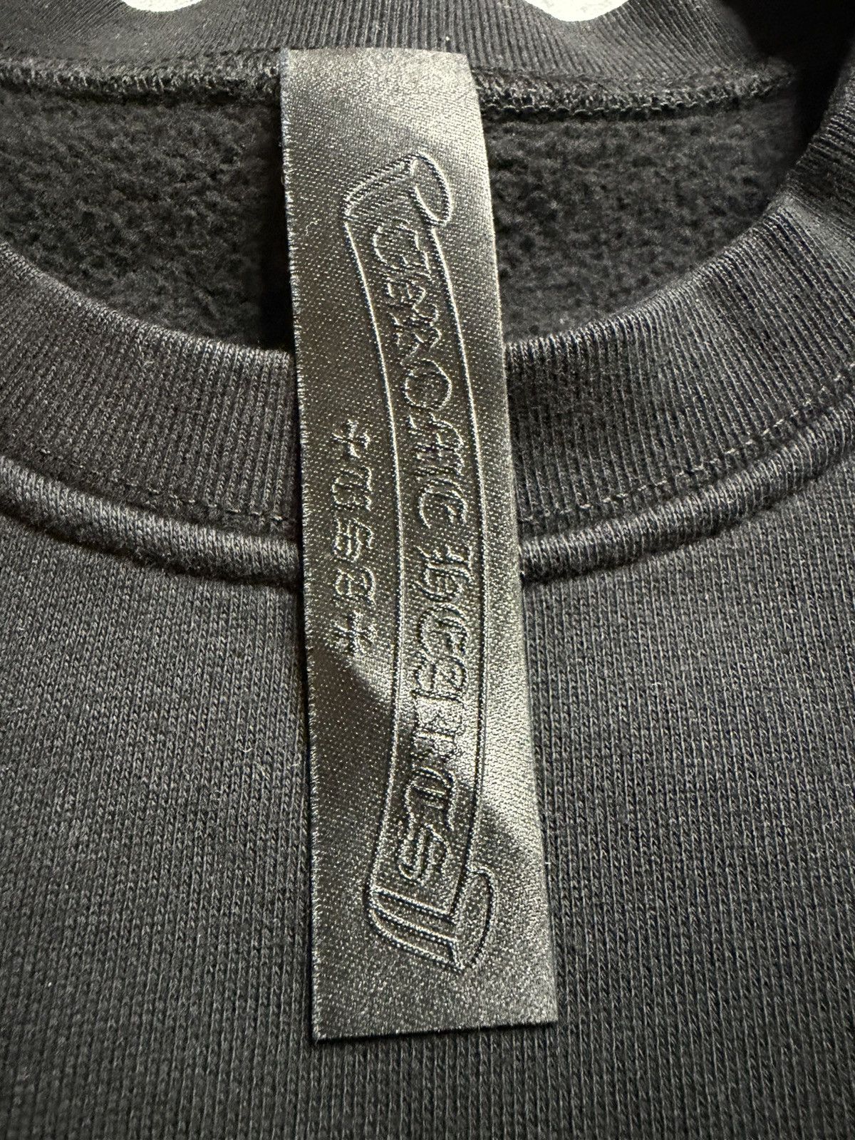 Chrome Hearts Chrome Heart Black Flooded Patch Crewneck Size US S / EU 44-46 / 1 - 3 Thumbnail