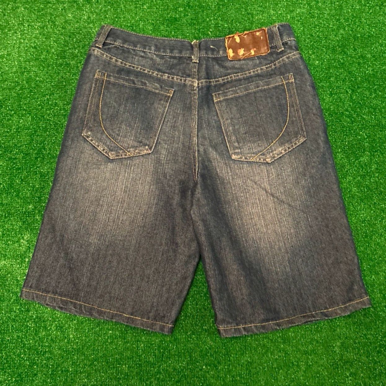 Denime VINTAGE Paper Denim & Cloth JNCO Baggy Hip Hop Skater Grunge Jeans Shorts 32 Jorts Men Size US 32 / EU 48 - 2 Thumbnail
