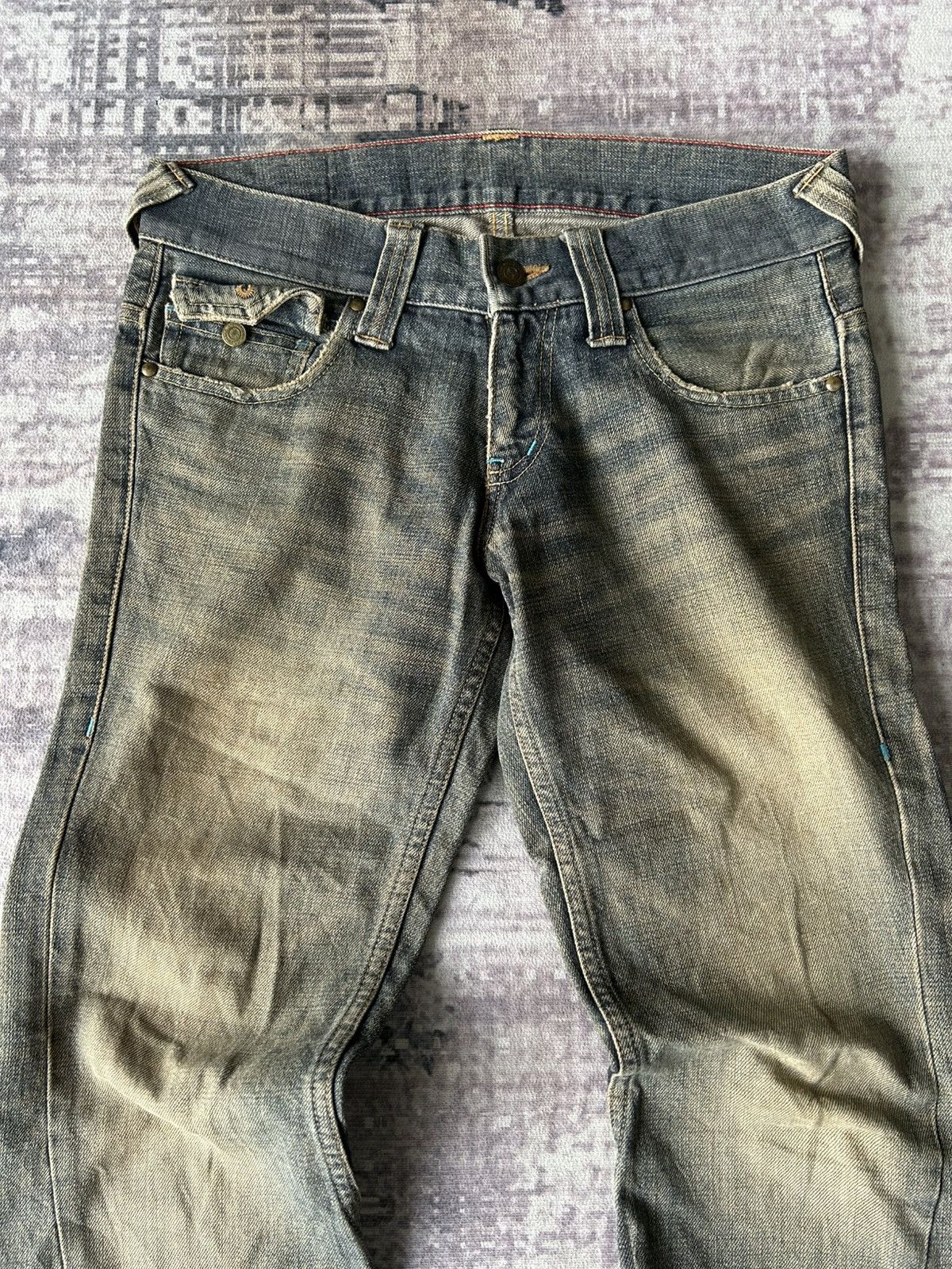 Tornado Mart Tornado Mart Super Flared Jeans Size US 31 - 4 Thumbnail