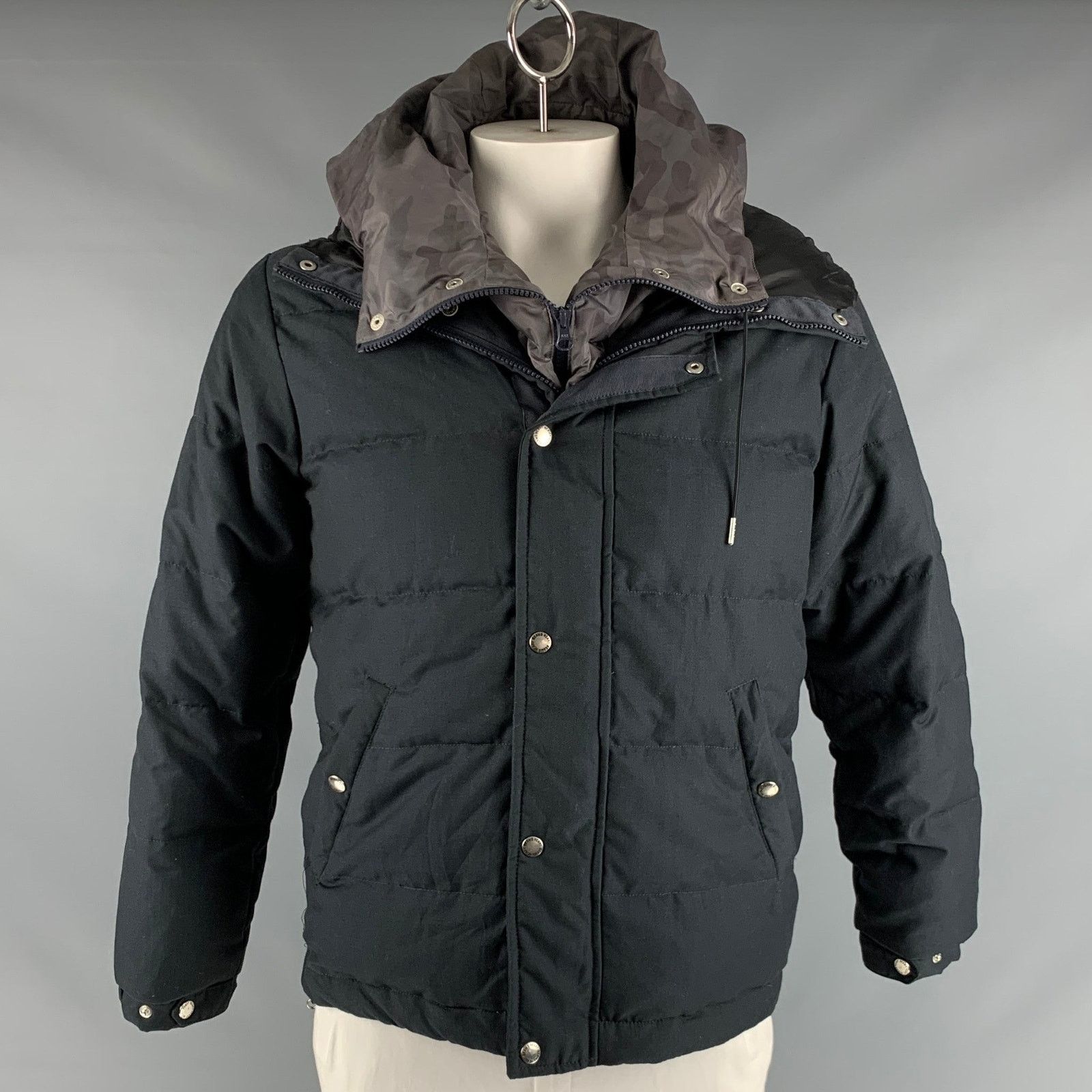 Other BEAMS XL Grey Taupe Mixed Fabrics Polyester Hooded Jacket Size US XL / EU 56 / 4 - 1 Thumbnail