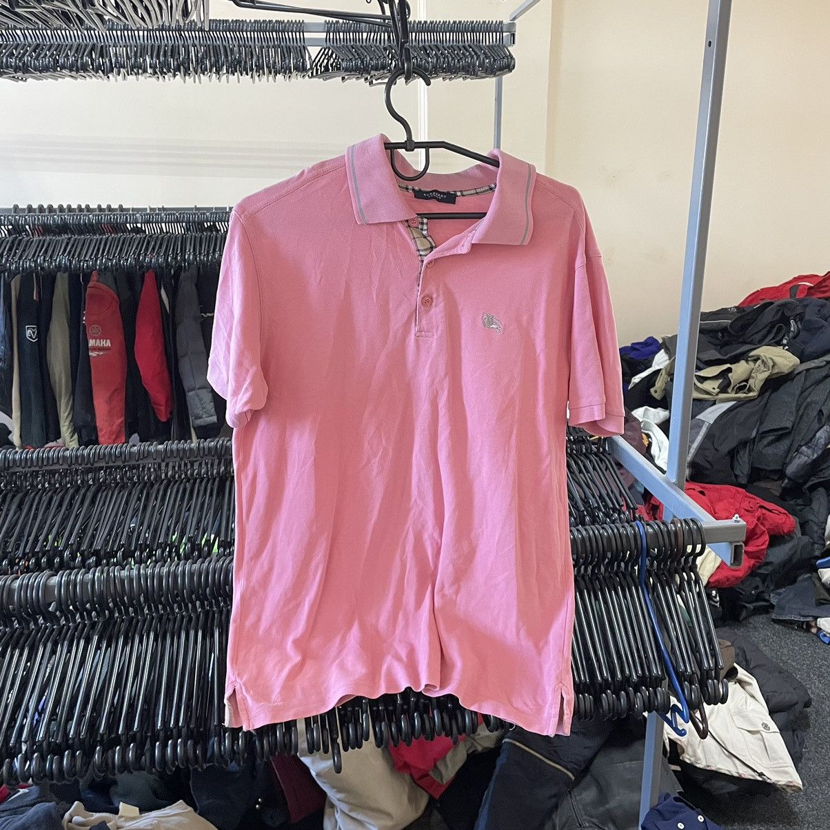 Burberry × Vintage BURBERRYS Luxury Brand Small Logo Collar Polo tee shirt old Size US XL / EU 56 / 4 - 1 Thumbnail