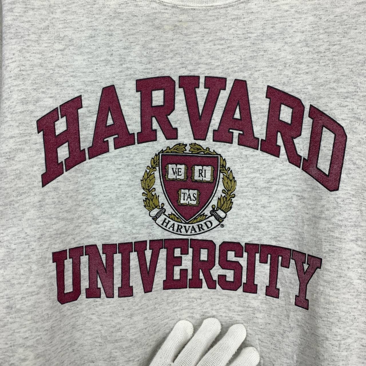 Hanes 90s Vintage HARVARD UNIVERSITY Sweatshirt #2424-13 Size US S / EU 44-46 / 1 - 2 Thumbnail