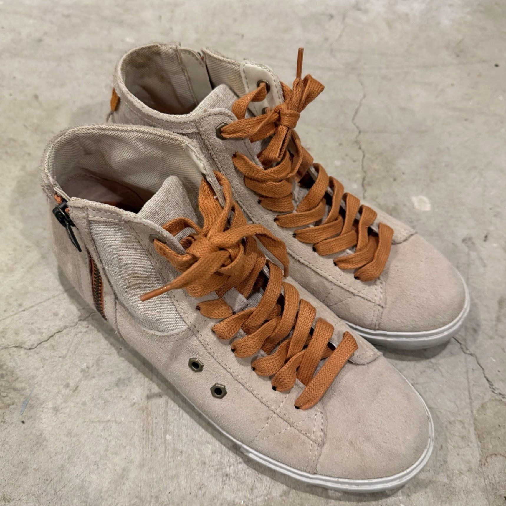 Timberland Timberland Glastenbury 8230B Womens 9.5 Beige Leather Sneakers Lace Up Trainers Size US 10 / IT 40 - 2 Thumbnail