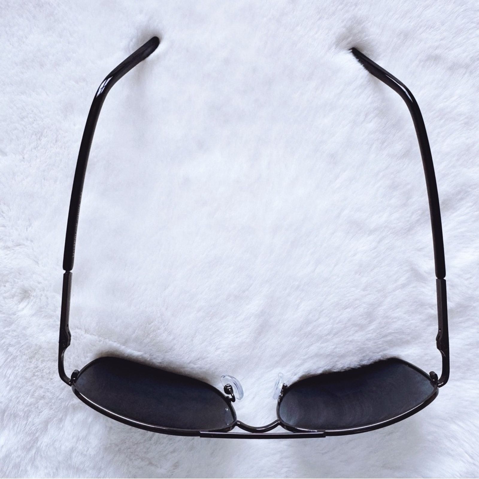 Other Troy Black w/ Black Rims Rectangular Polarized Sunglasses Size ONE SIZE - 8 Thumbnail