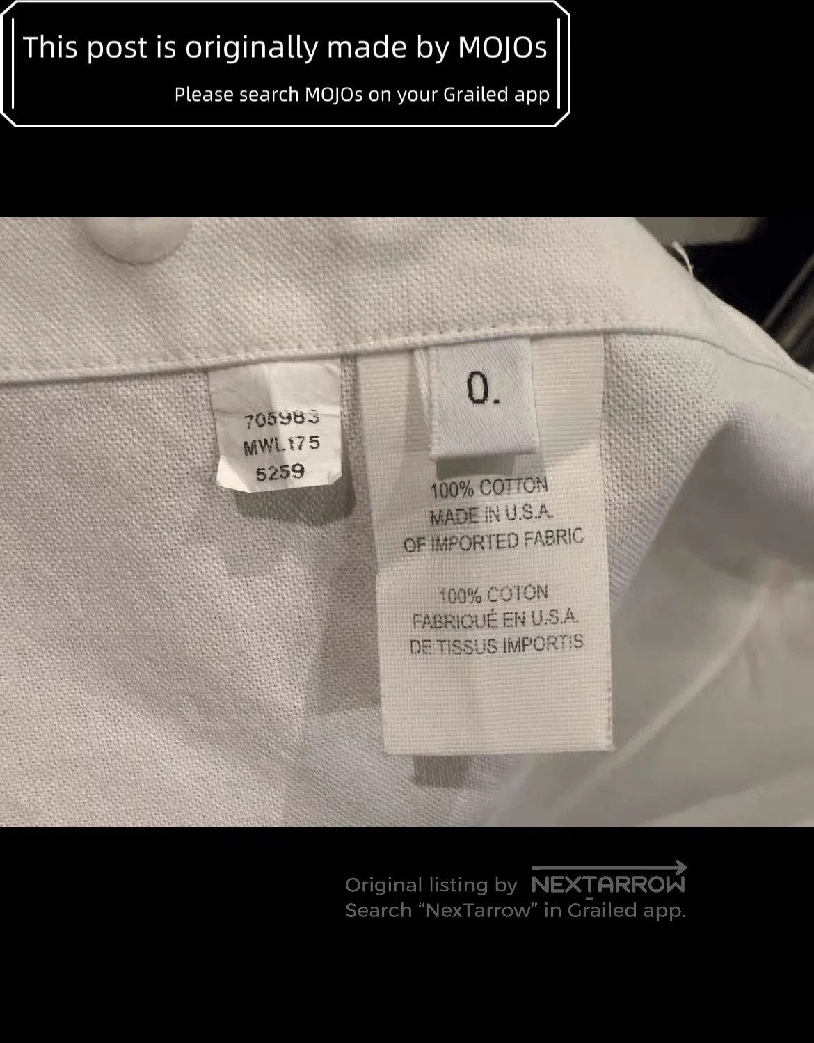Thom Browne Sz 0 Thom Browne Pocket Stripe White Shirt. Size US XS / EU 42 / 0 - 6 Thumbnail