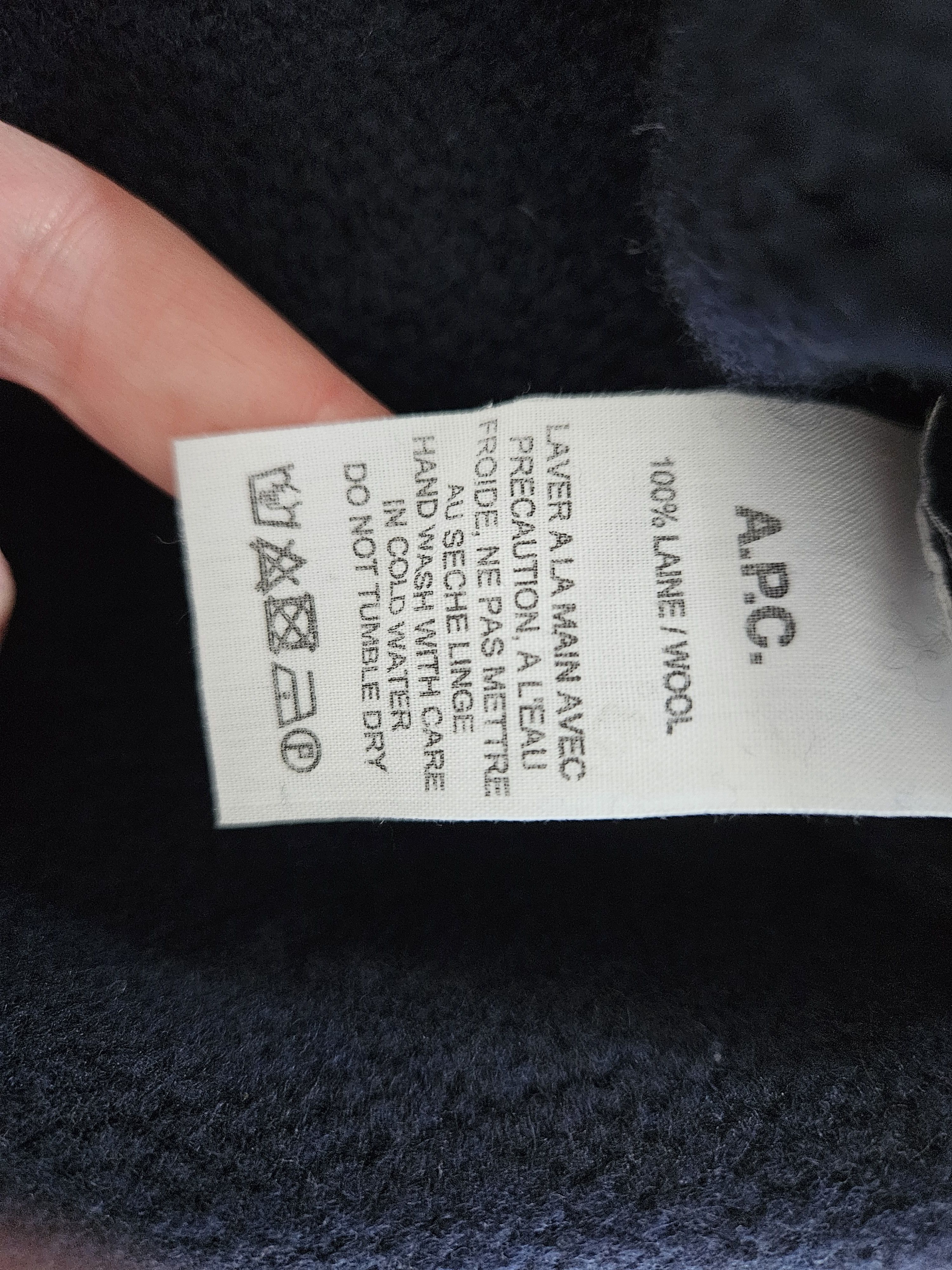 A.P.C. A.P.C navy sweater Size US S / EU 44-46 / 1 - 3 Thumbnail