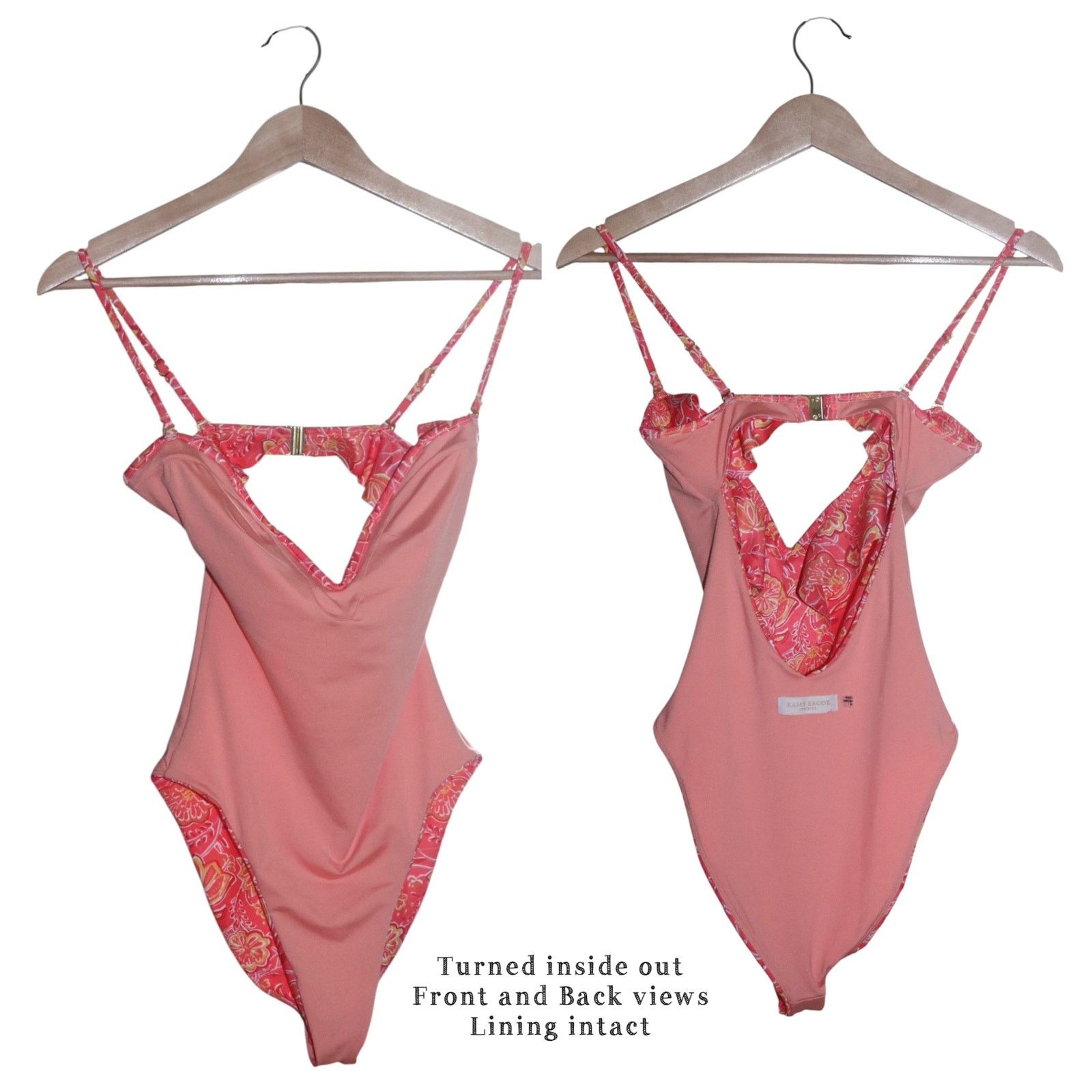 Ramy Brook Ramy Brook Sorrento Ruffled Printed Swimsuit Size XS Size XS / US 0-2 / IT 36-38 - 4 Thumbnail