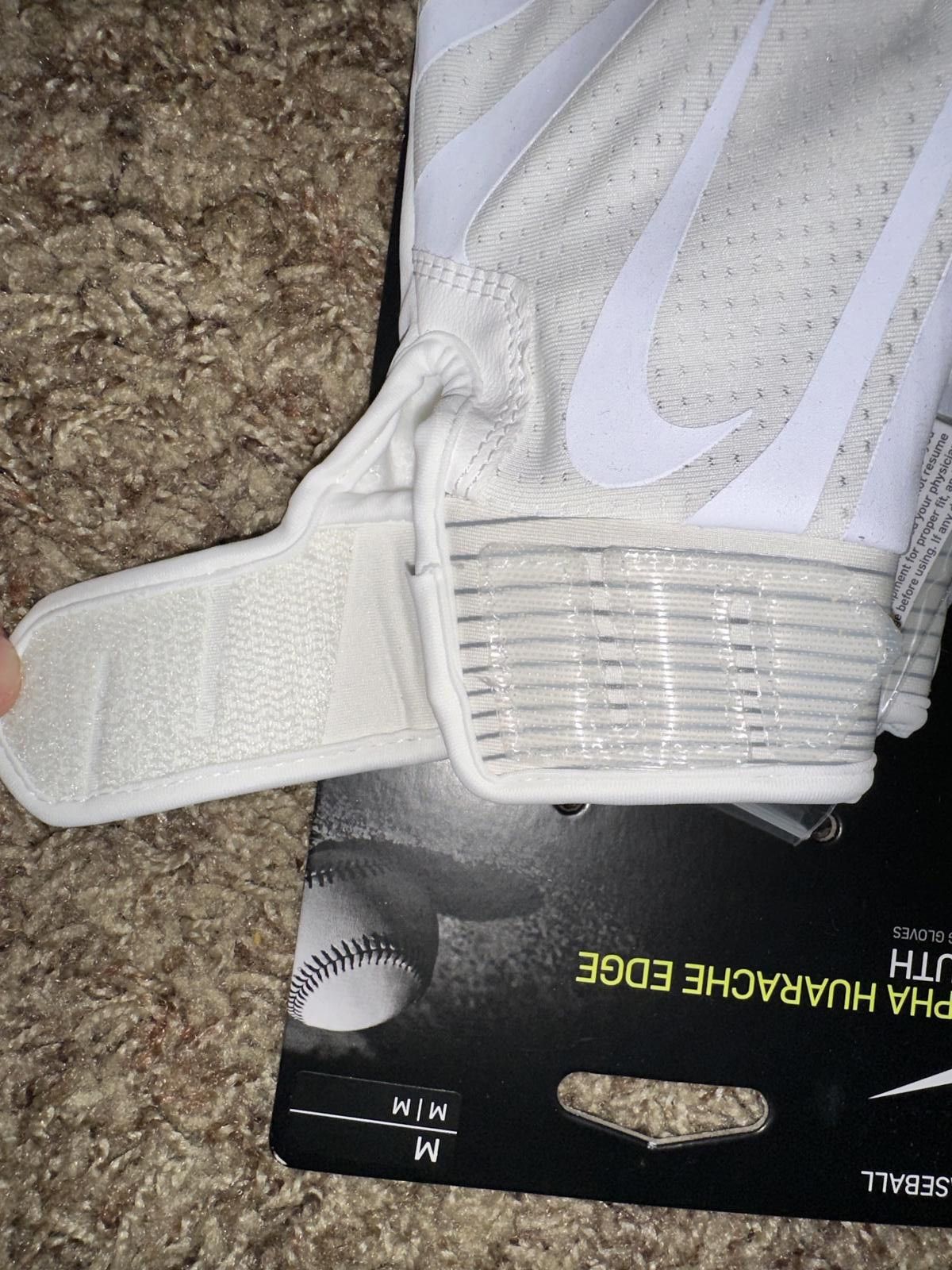 Nike Nike Youth Alpha Huarache Edge Batting Gloves Size ONE SIZE - 11 Thumbnail