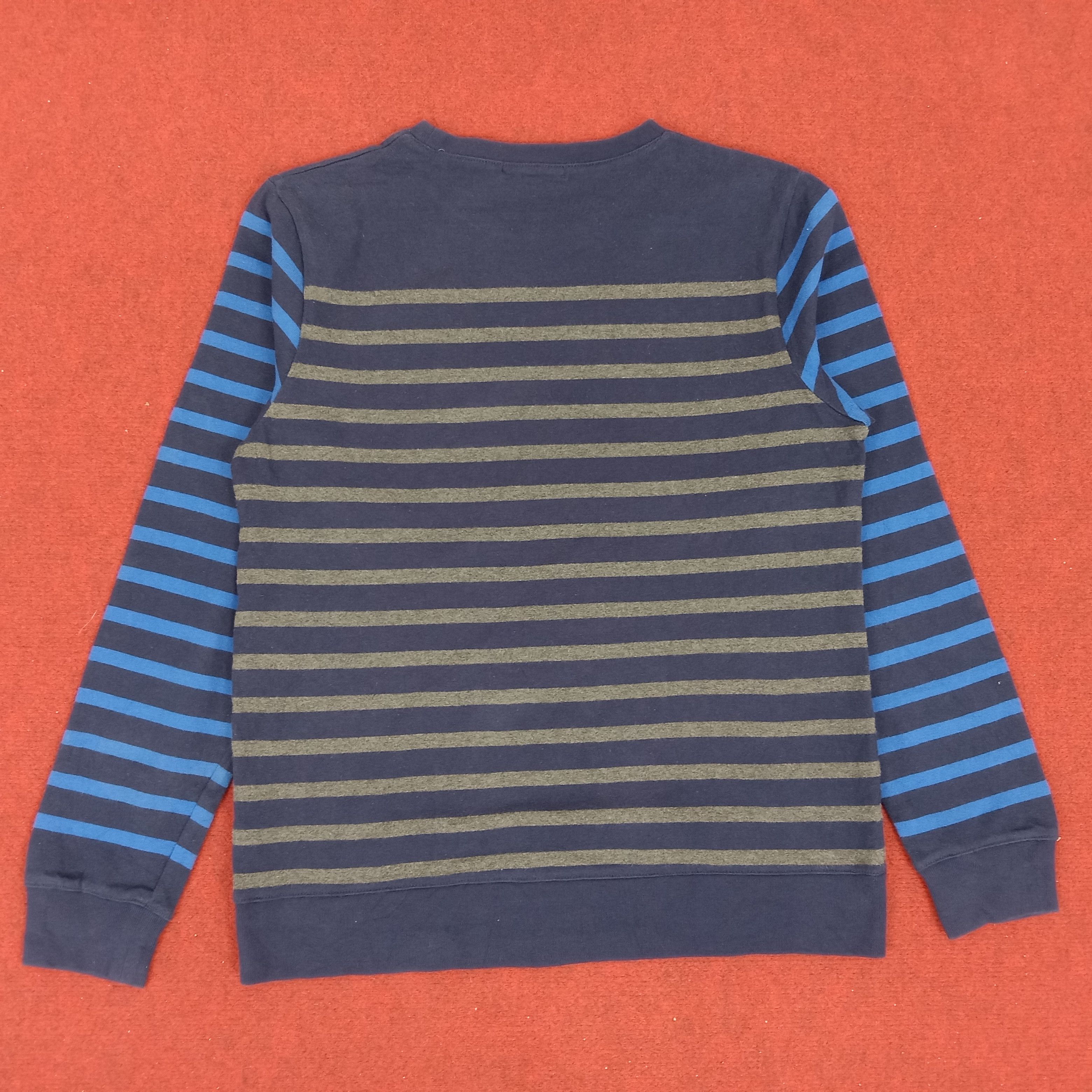 Beams Plus × Vintage Beams Japanese Brand Streetwear Style Stripes Design Tshirt Size US M / EU 48-50 / 2 - 3 Thumbnail
