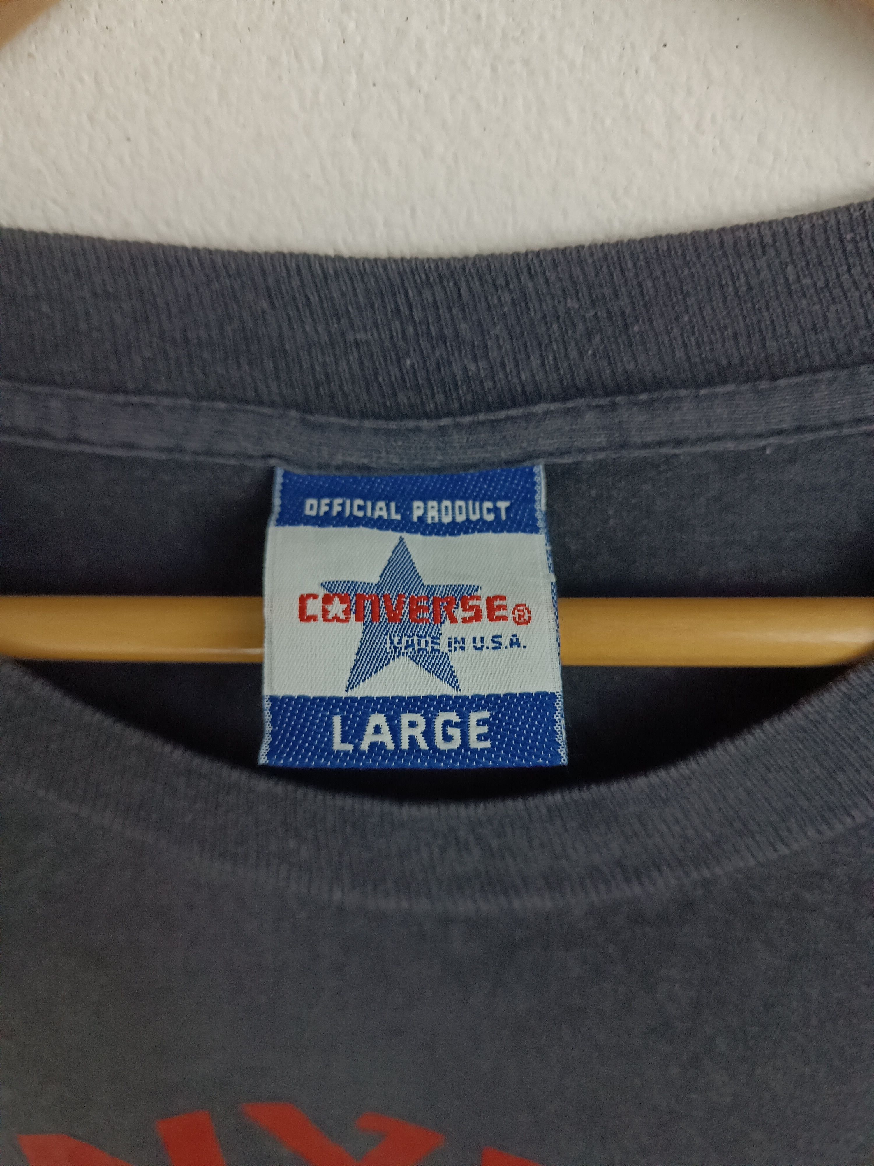 Converse VINTAGE 90'S CONVERSE MADE IN USA FADED TEE VERY RARE Size US L / EU 52-54 / 3 - 8 Thumbnail