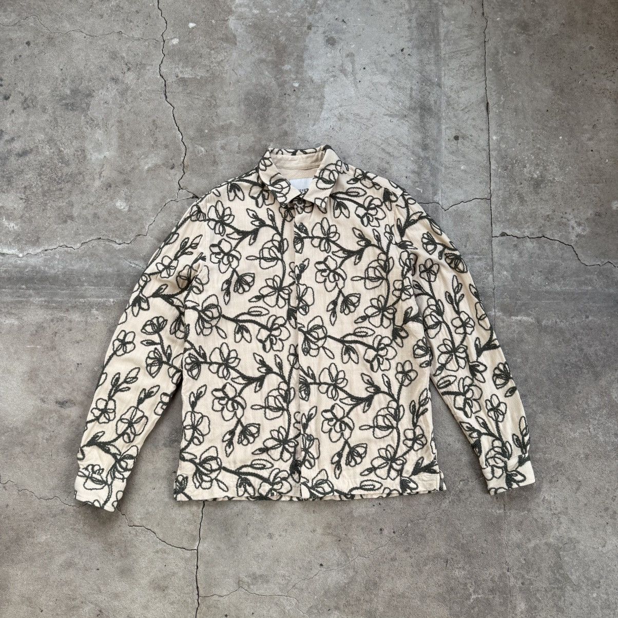 ONLY & SONS Only & Sons Knited Flowers Button Up Shirt Jacquemus Size US L / EU 52-54 / 3 - 1 Thumbnail