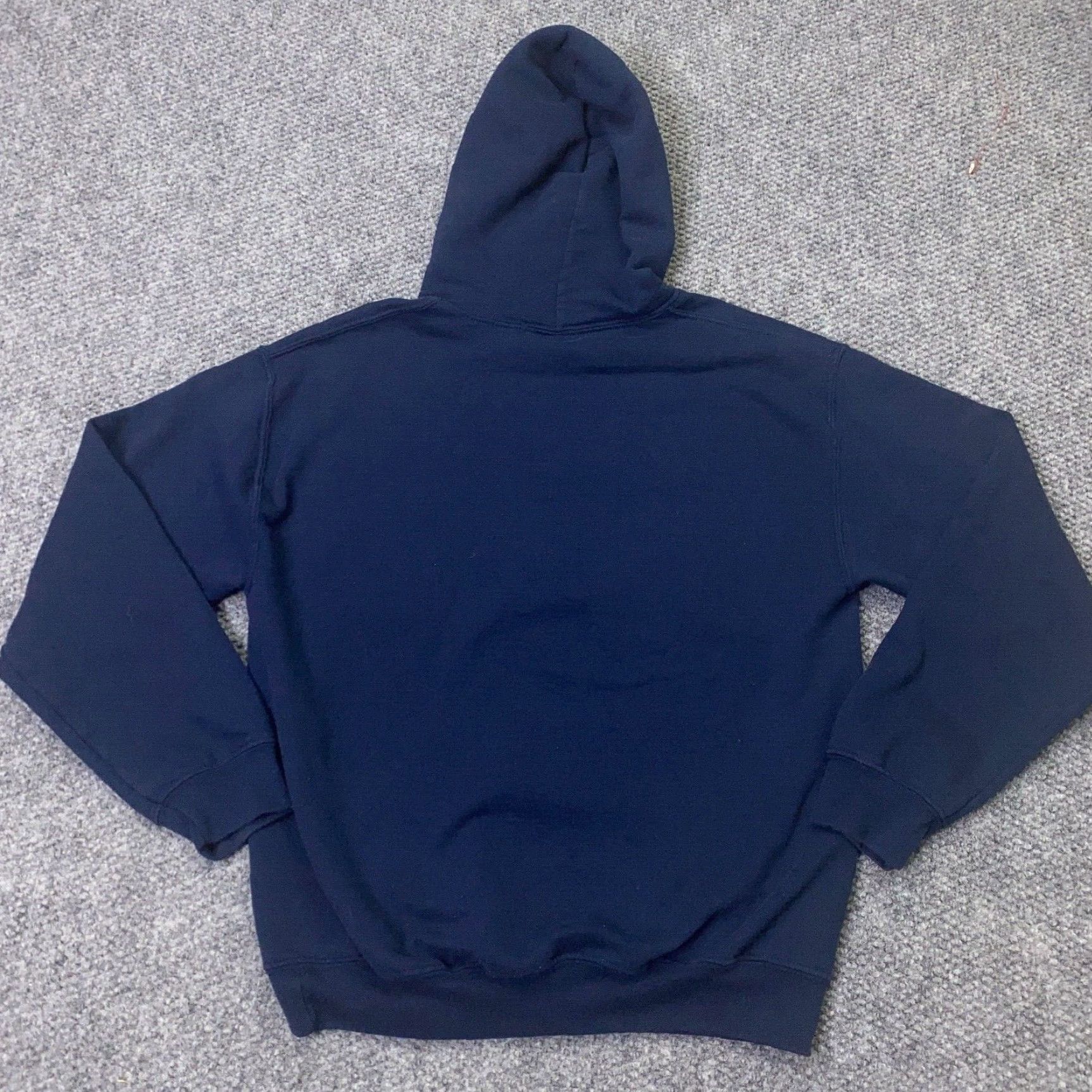 Vintage Bowery Supply Co Womens Hoodie Medium Blue Mustache Girl Sweatshirt Size M / US 6-8 / IT 42-44 - 7 Thumbnail