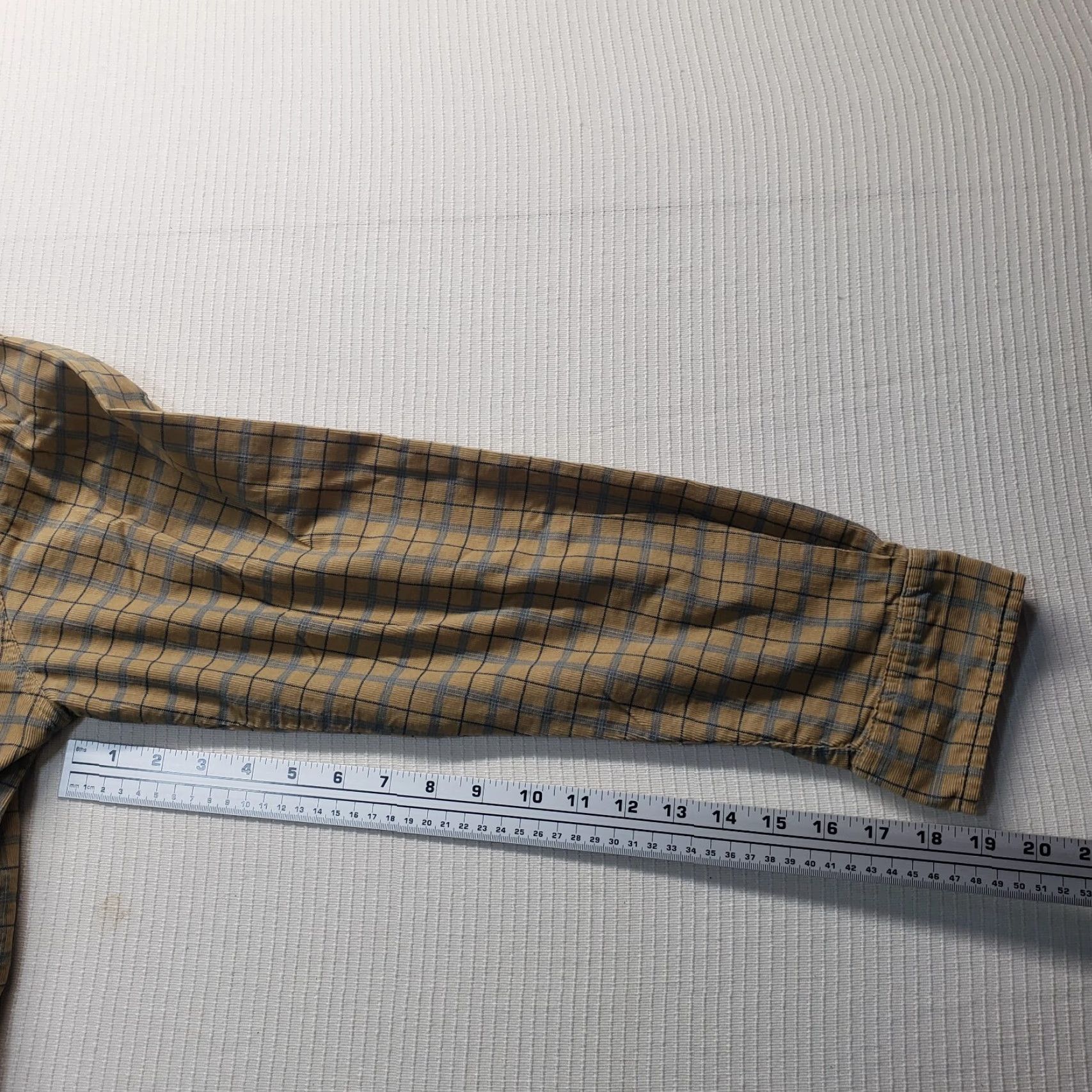 Vintage Ivy Crew Shirt Men Medium Yellow Plaid Flannel Button-Down Casual Cotton Adult Size US M / EU 48-50 / 2 - 6 Thumbnail