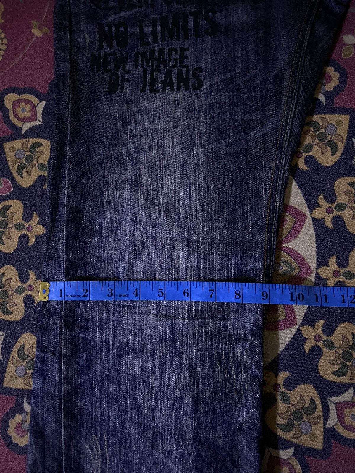 If Six Was Nine Vintage Japanese Brand ENERGY Distressed Denim Punk Style Size US 32 / EU 48 - 21 Thumbnail