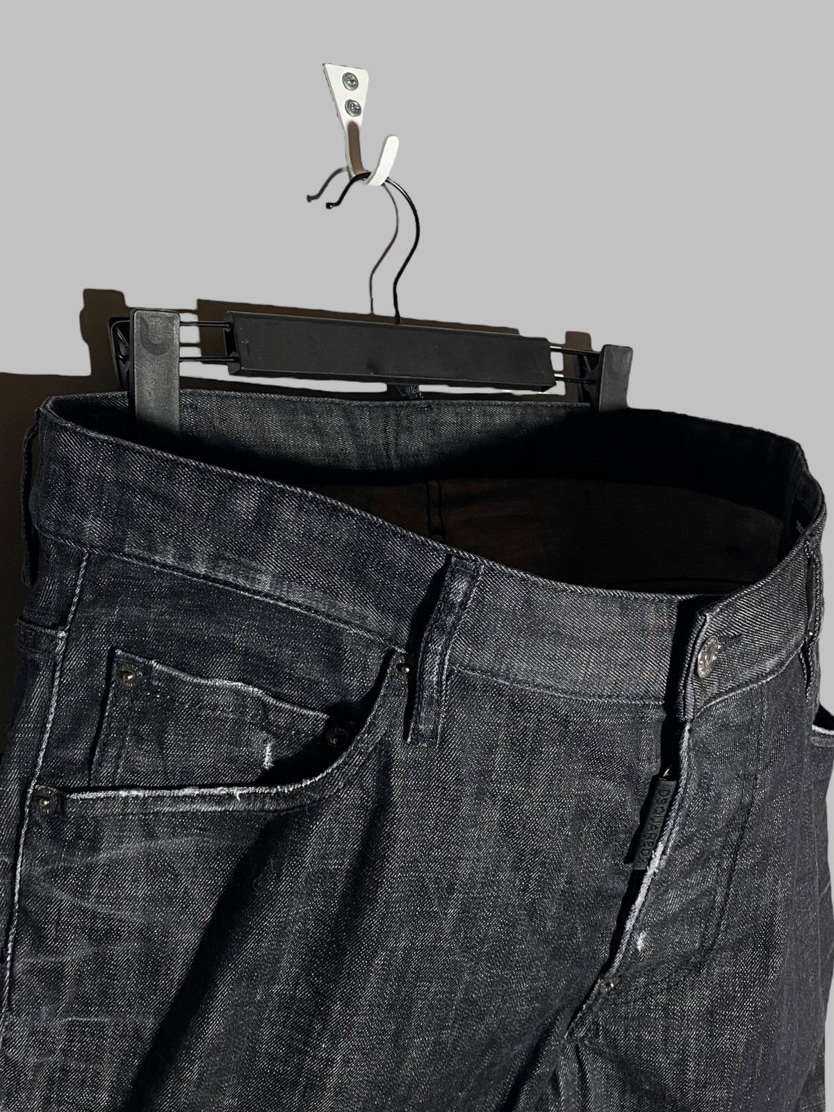 Dsquared2 🔥 DSQUARED2 SKATER JEANS BLACK ITALIAN DENIM Y2K VIBES Size US 34 / EU 50 - 18 Thumbnail