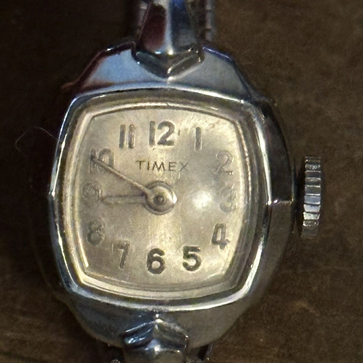 Timex Vintage Timex silver wind up watch Size ONE SIZE - 6 Thumbnail