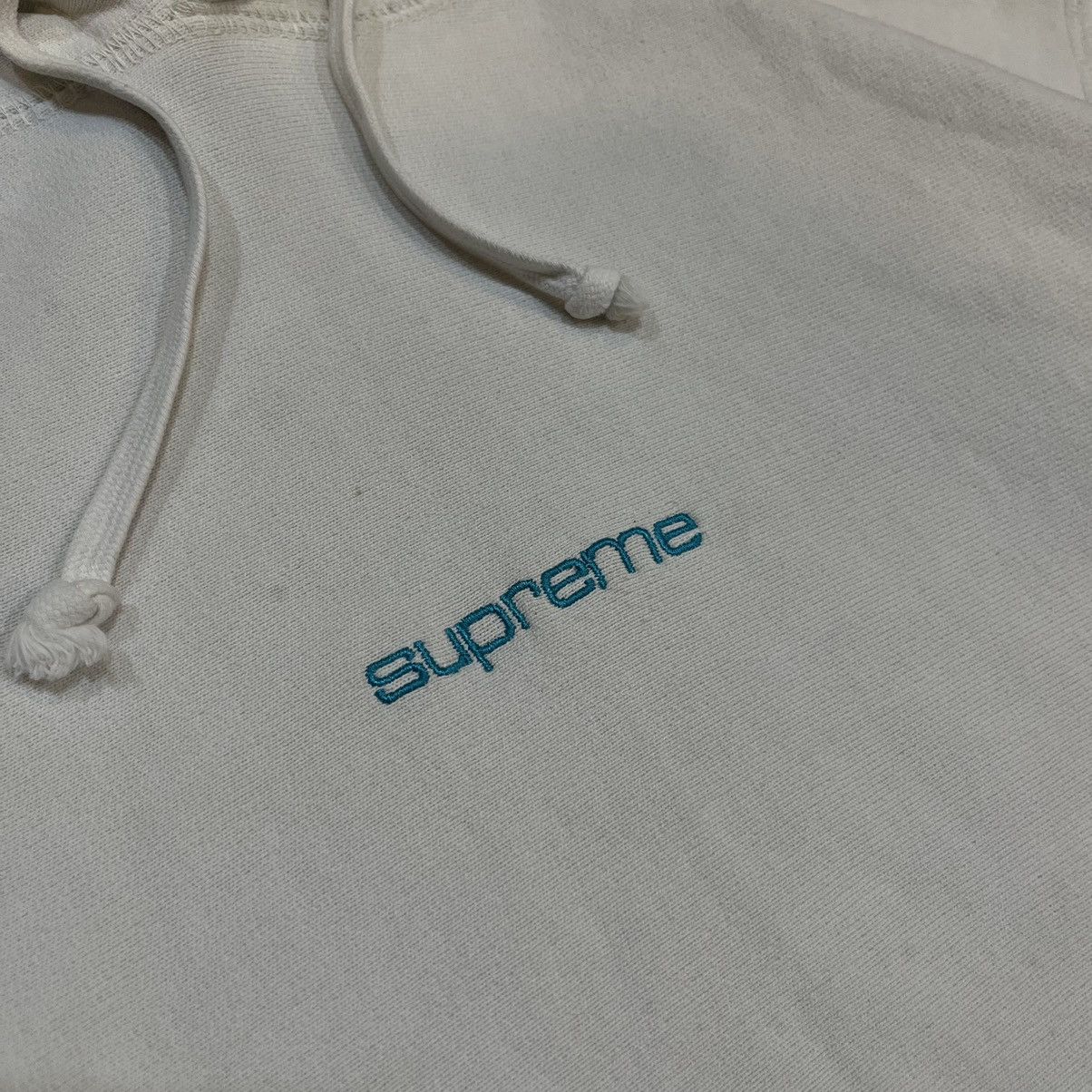 Supreme SUPREME Compact Logo Hooded Sweatshirt White Size US M / EU 48-50 / 2 - 4 Thumbnail