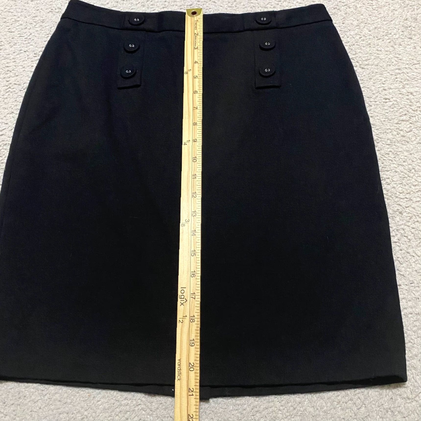 Talbots Talbots Skirt Womens 10P Black Pencil Straight Knit Office Petites Size 32" / US 10 / IT 46 - 5 Thumbnail