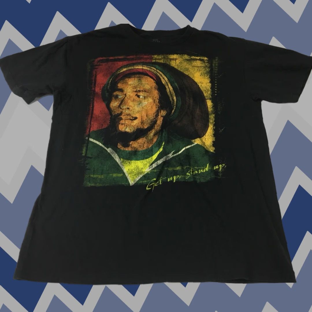 Vintage VINTAGE Bob Marley Get Up Stand Up T Shirt Sz M EUC Size US M / EU 48-50 / 2 - 1 Thumbnail