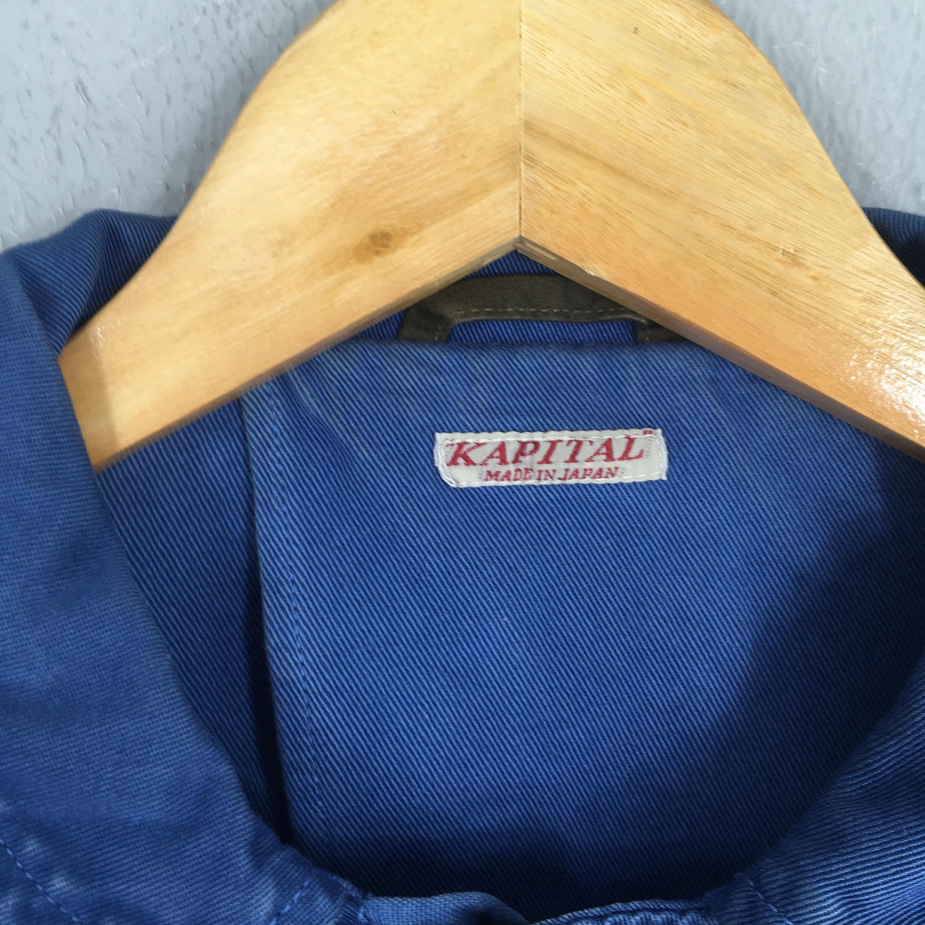 Kapital Kountry Vintage Kapital Kountry Indigo Blue Denim Jacket XSmall Size US XS / EU 42 / 0 - 5 Thumbnail
