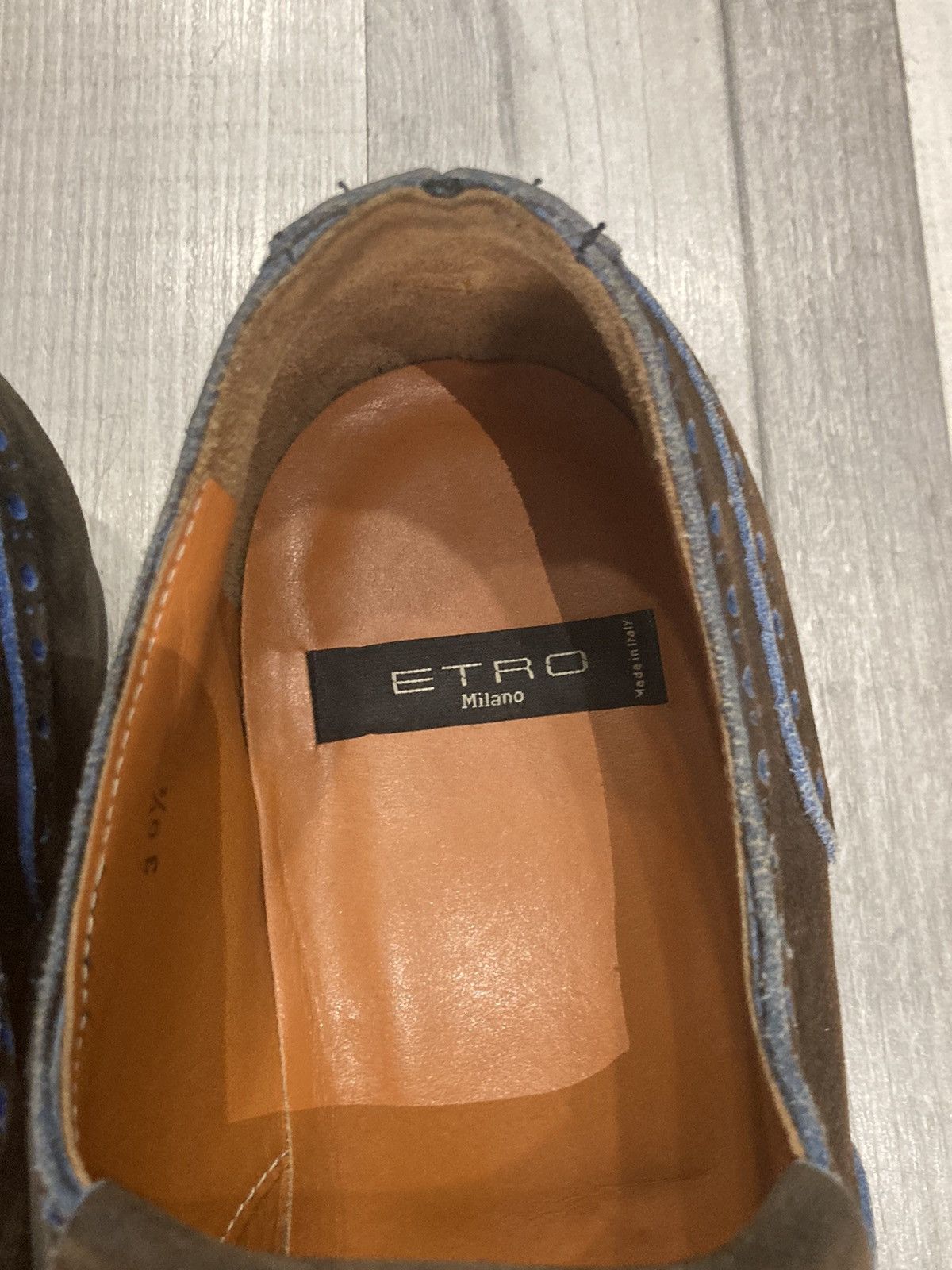 Etro Etro Brown/With Blue Details Flats Size US 6.5 / EU 39-40 - 4 Thumbnail