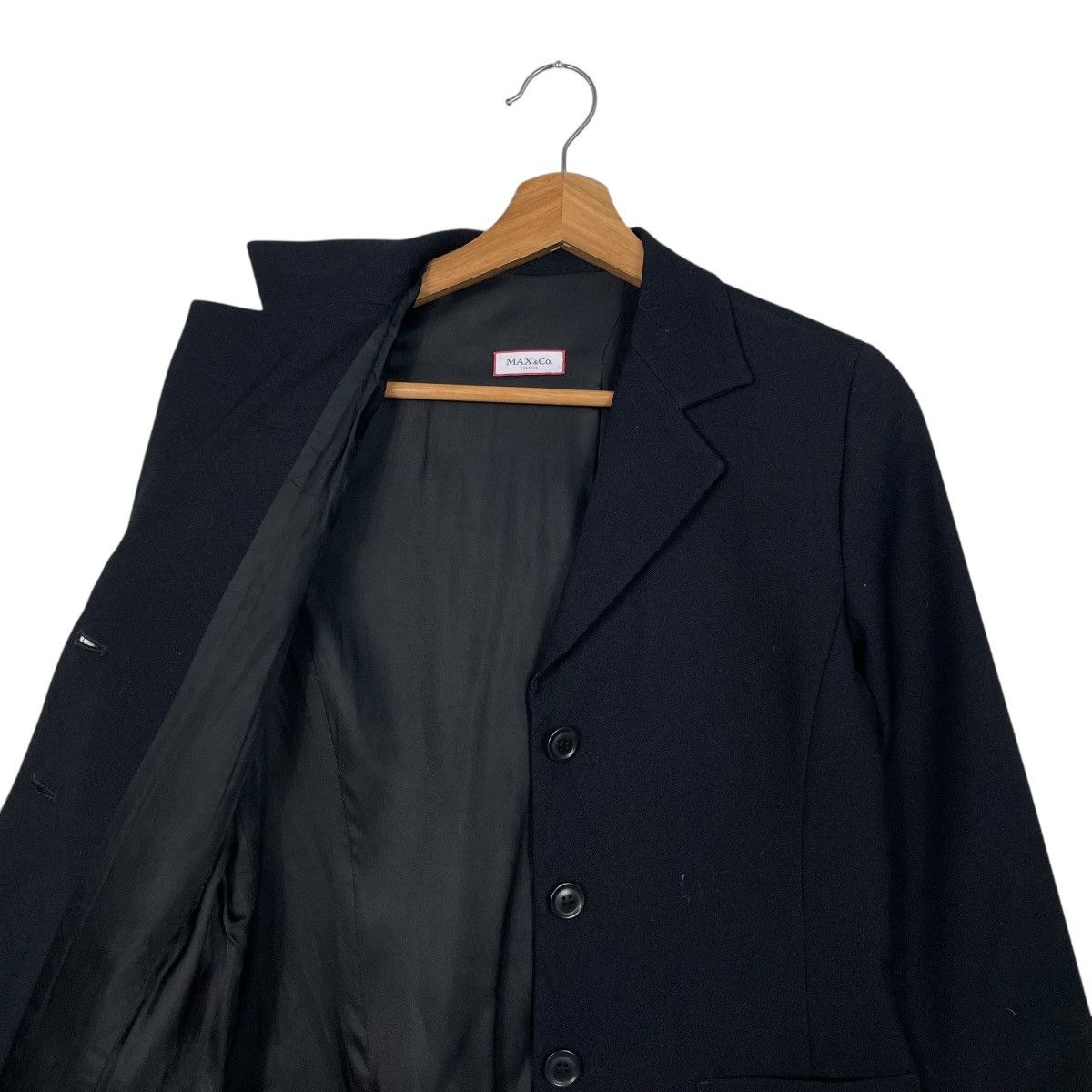MAX&Co. Max & Co Black Women Jacket Size XS / US 0-2 / IT 36-38 - 10 Thumbnail