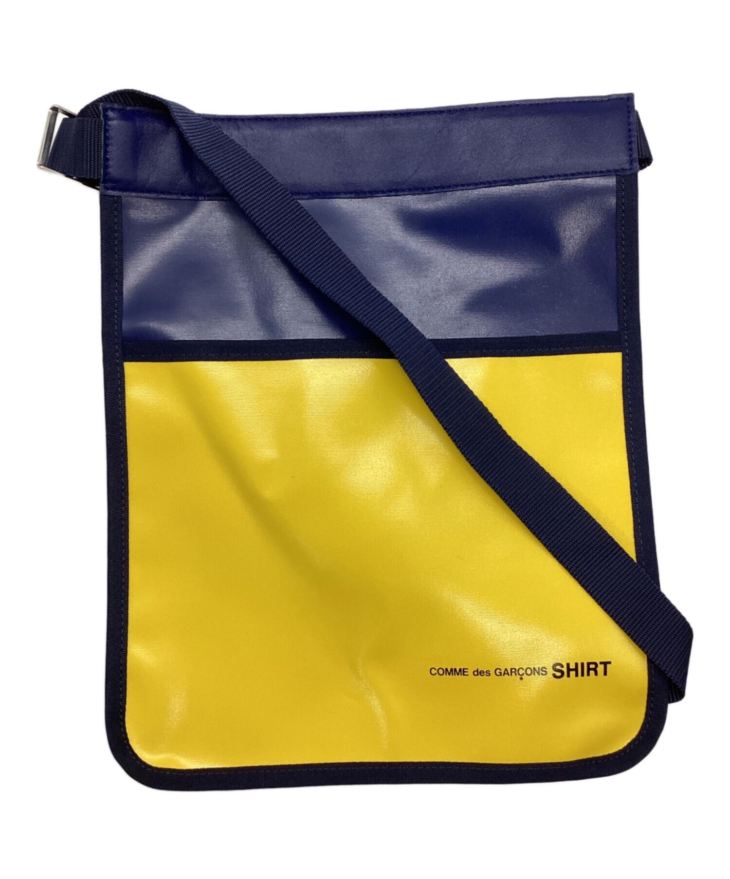 Comme des Garcons SHIRT Bag cotton check zipper Shoulder bag