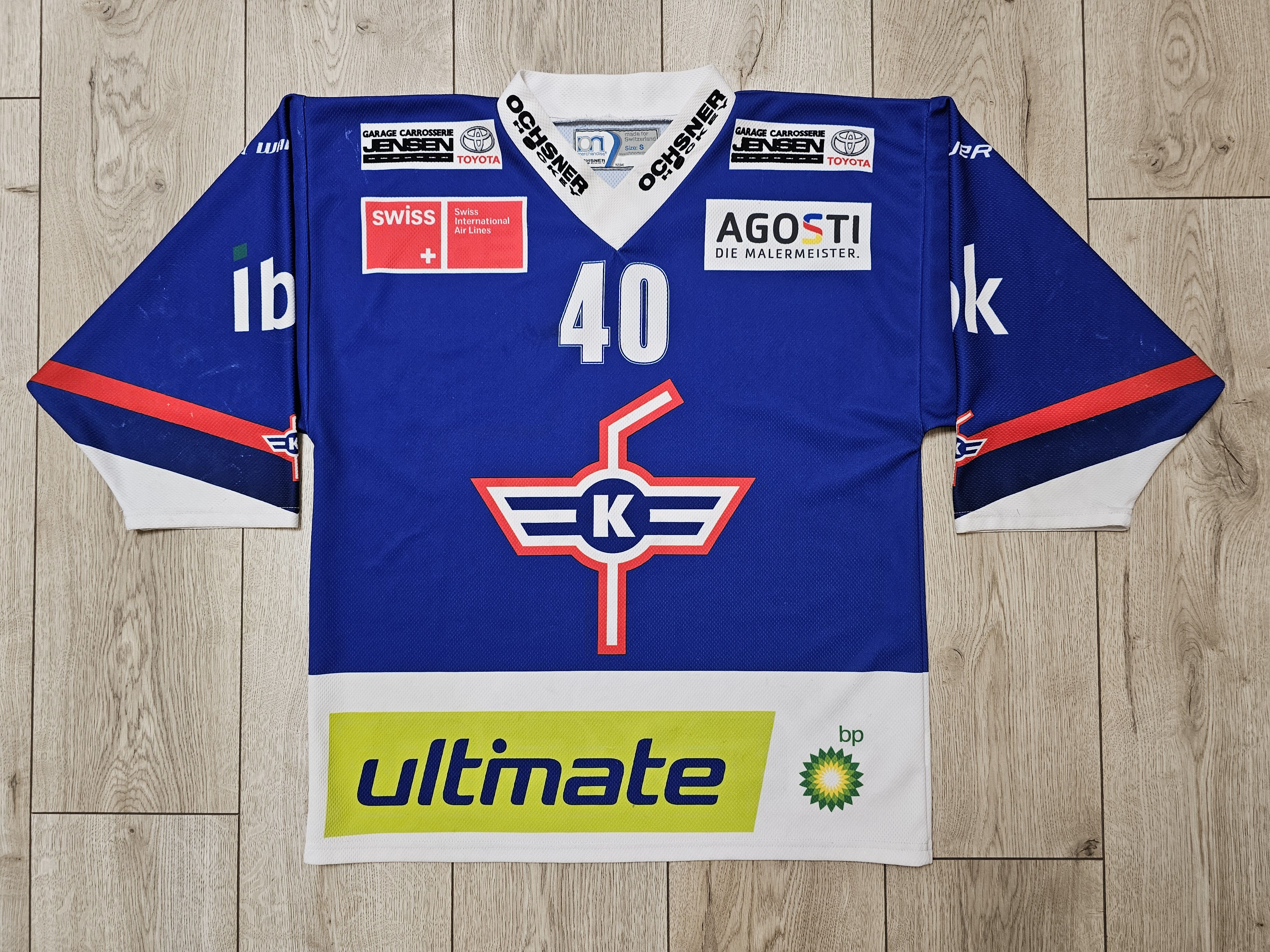 All Sport × Vintage KLOTEN FLYERS HOCKEY JERSEY ICE HOCKEY SWITZERLAND Size US S / EU 44-46 / 1 - 1 Thumbnail