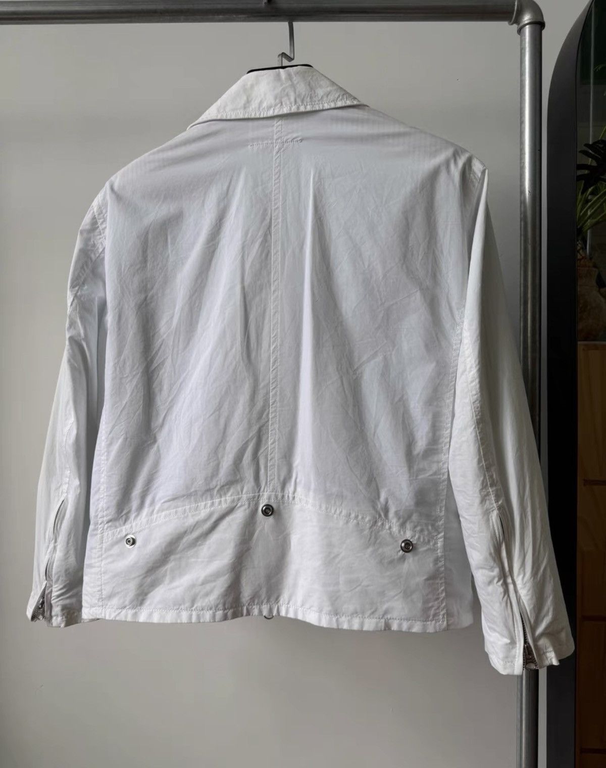 Maison Margiela [MAISON MARGIELA] SS18 White Biker-Style Jacket Size US M / EU 48-50 / 2 - 2 Thumbnail