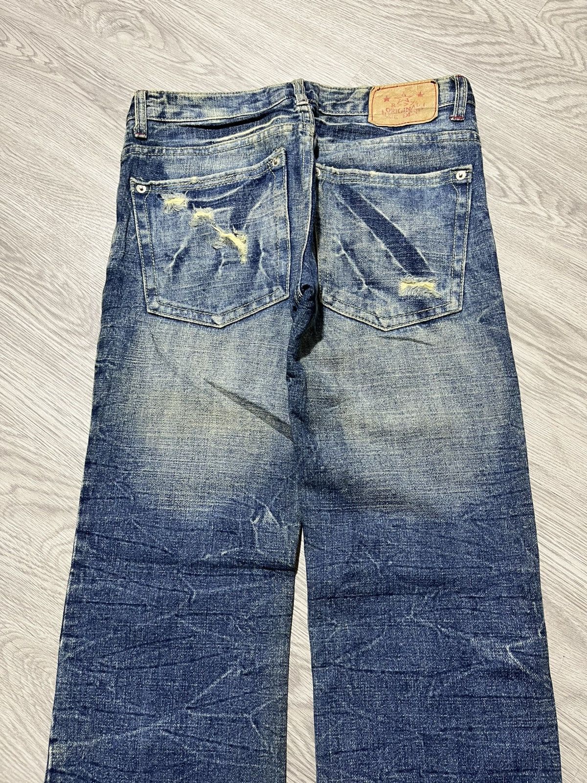 If Six Was Nine 2000s Star R Distressed Ripped Lgb Punk Style Pants Jeans Size US 28 / EU 44 - 11 Thumbnail