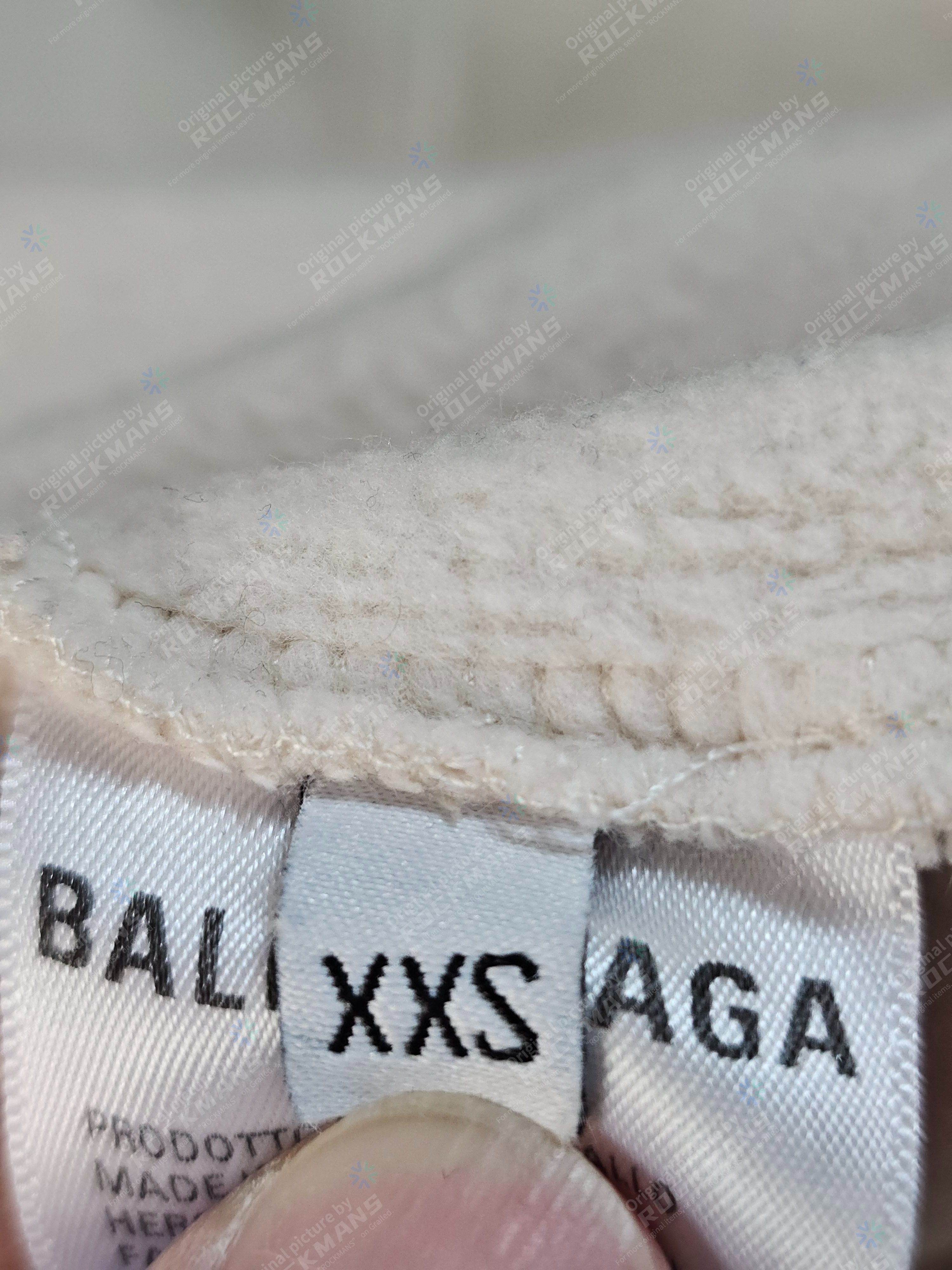 Balenciaga Balenciaga Unisex Beige Hoodie/Sweatshirts Size XXS Size XXS / US 00 / IT 34 - 7 Thumbnail