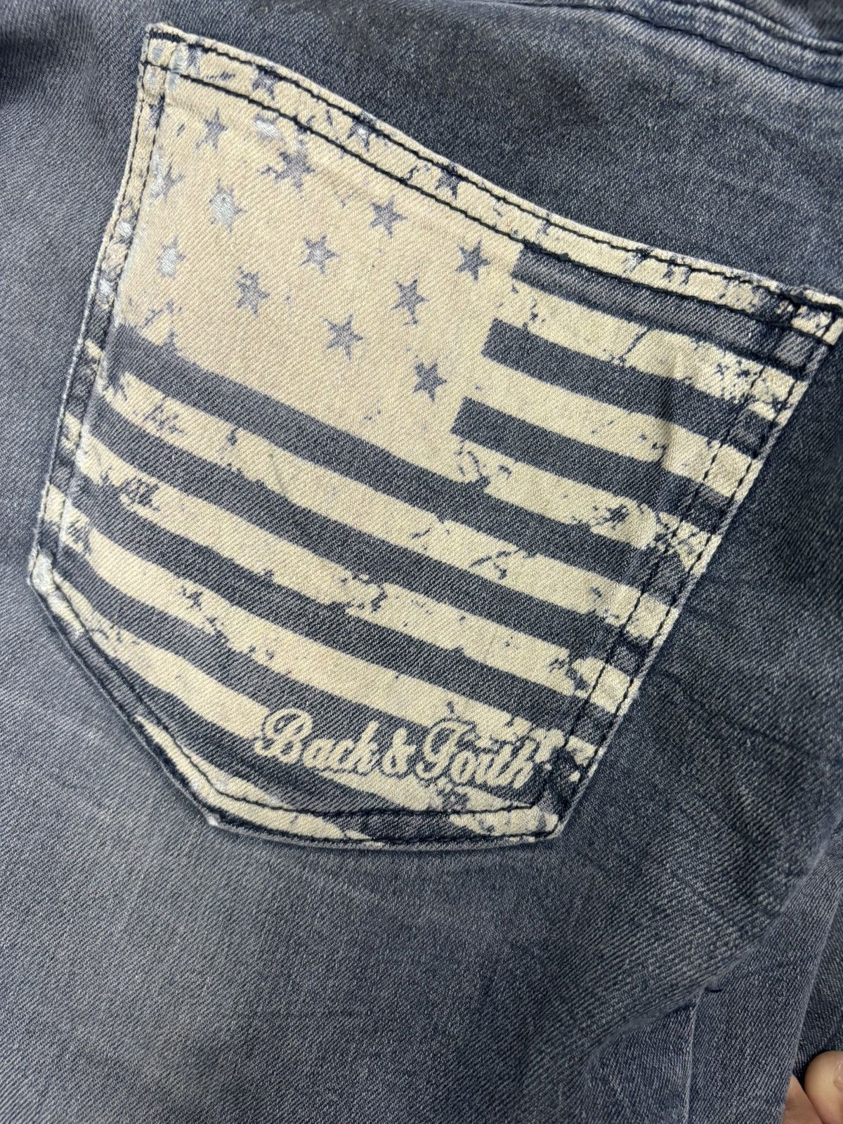 Japanese Brand BACK & FORTH NICE DESIGN SOFT DENIM JEANS Size US 30 / EU 46 - 8 Thumbnail