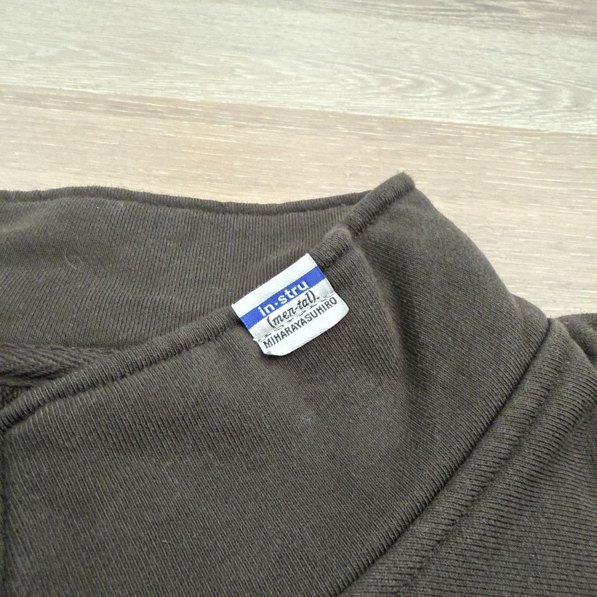 Maison MIHARA YASUHIRO Mihara Yasuhiro Instrumental Half Zip Pullover Sweatshirt Size US XXL / EU 58 / 5 - 4 Thumbnail