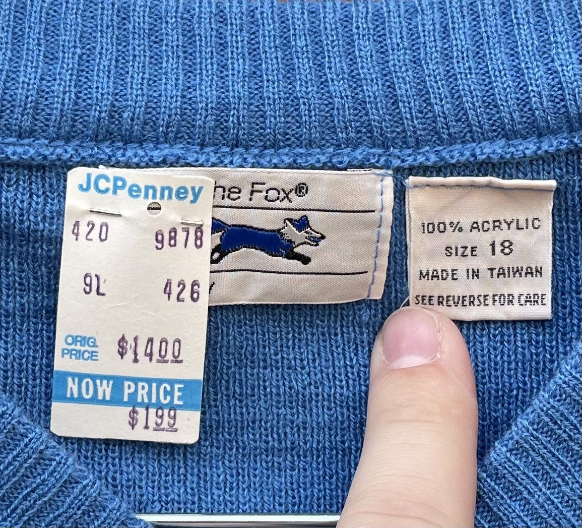 JCPenney Vintage NWT 1970s The Fox JCPenney Acrylic Sweater Size US M / EU 48-50 / 2 - 2 Thumbnail