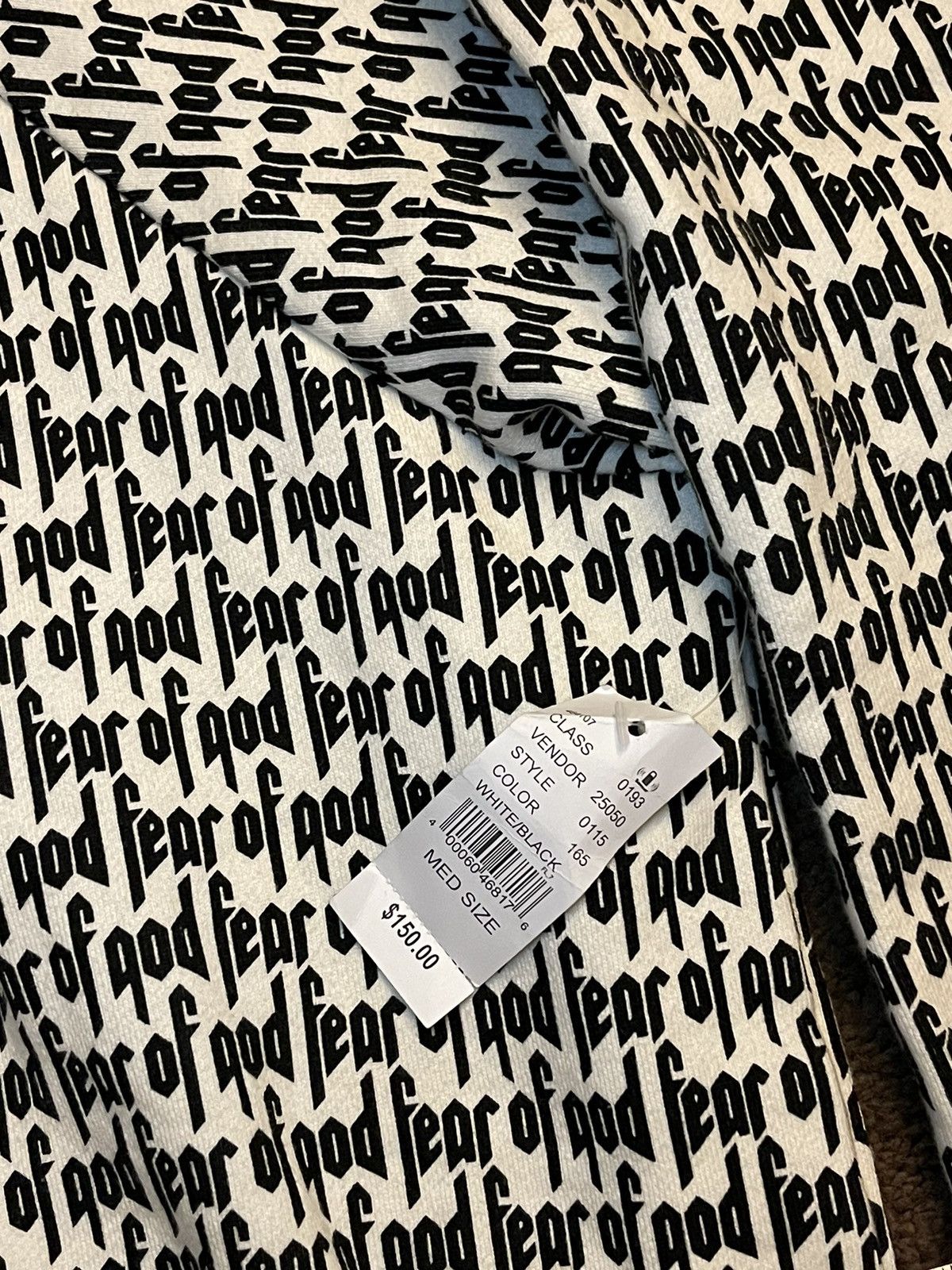 Fear of God Fear Of God FOG All Over Print Hoodie Sz M Size US M / EU 48-50 / 2 - 4 Thumbnail