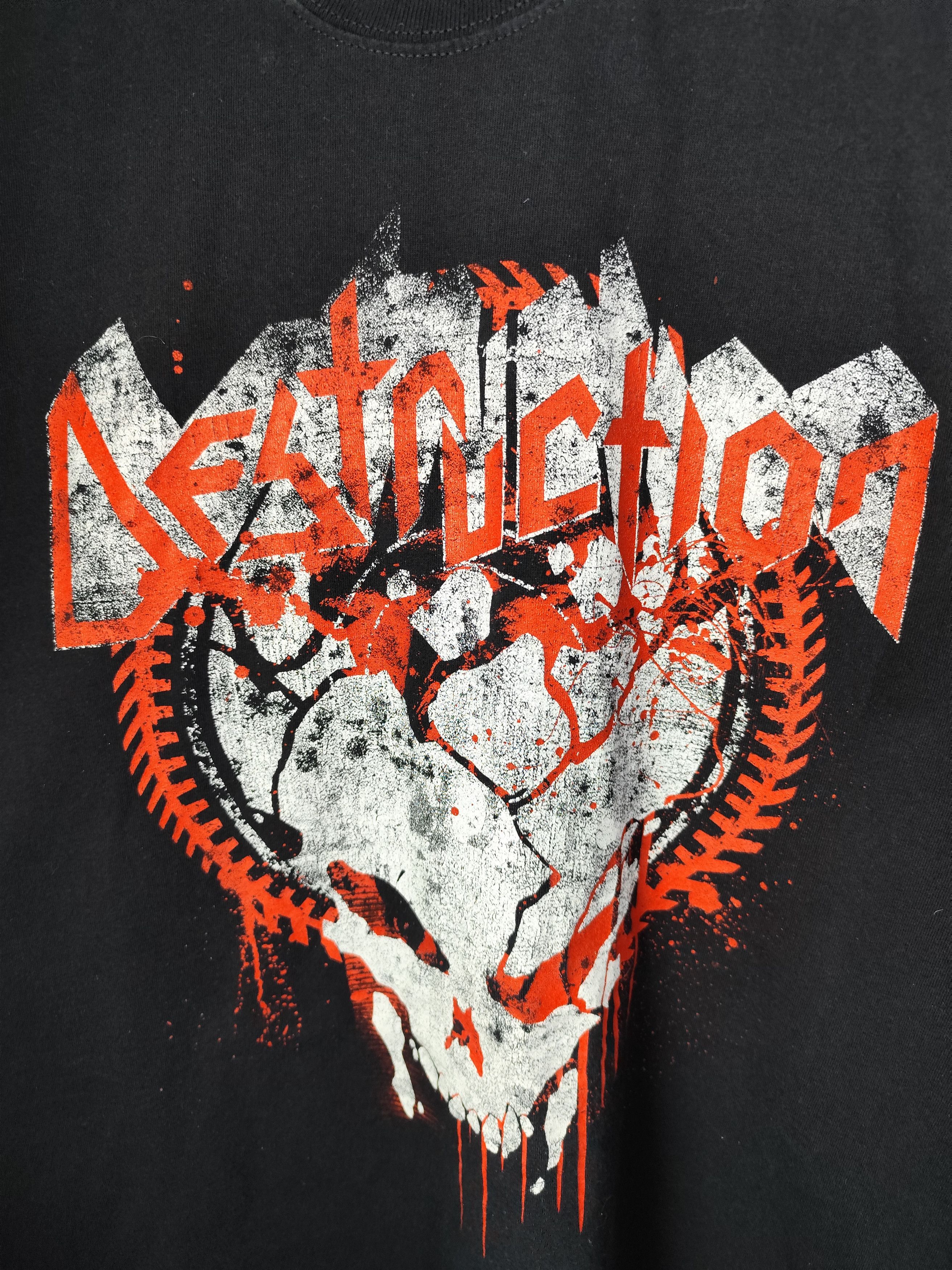 Band Tees Vintage Destruction Band rock streetwear rare T-shirt Size US XL / EU 56 / 4 - 2 Thumbnail
