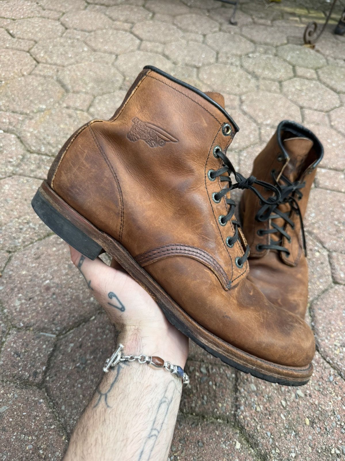 Red Wing Vintage Red Wing Men's Beckman 4579 Lace Up Brown Boots 11.5 Size US 11.5 / EU 44-45 - 2 Thumbnail