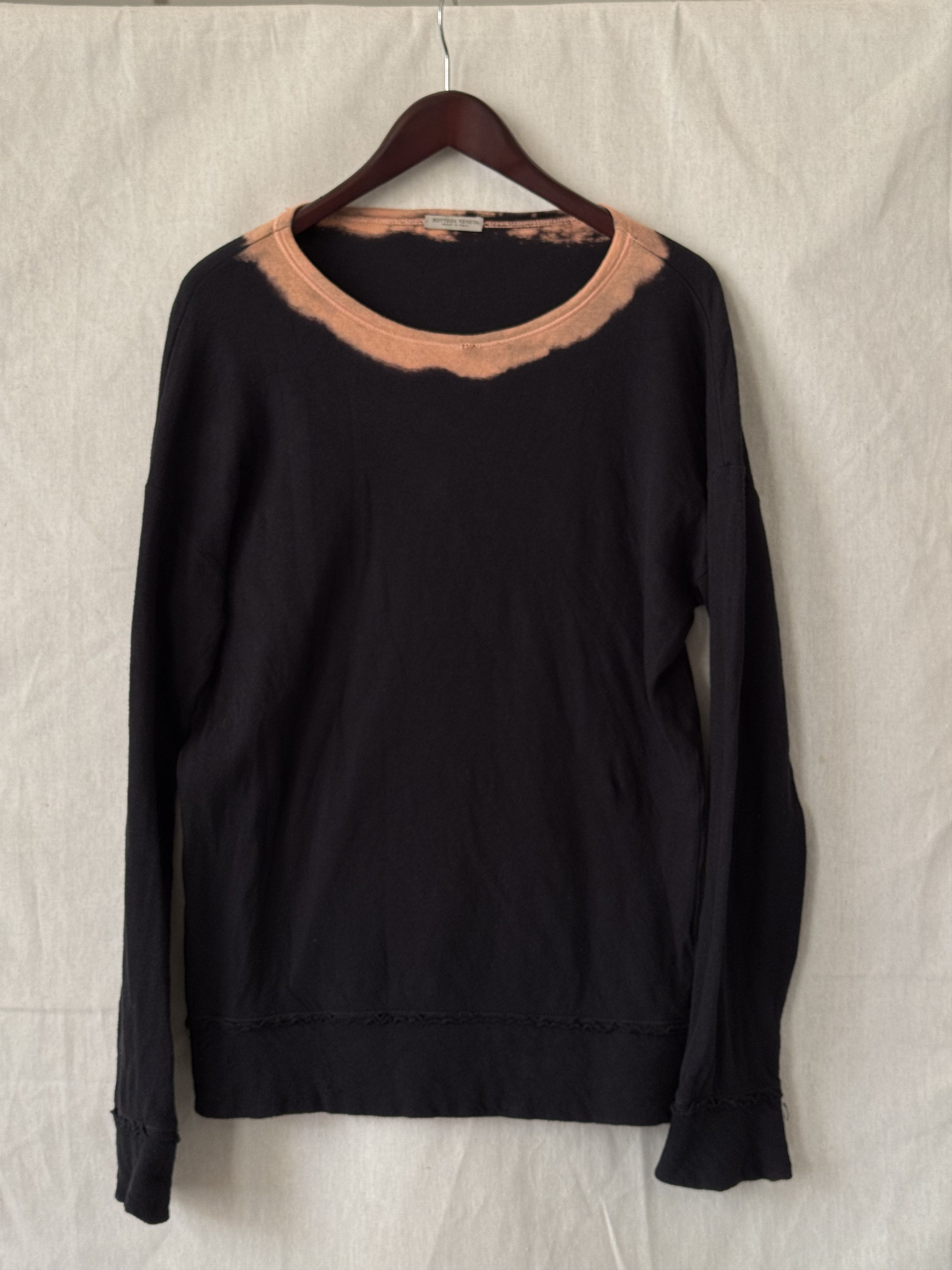 Bottega Veneta Bottega Veneta Bleach Effect Sweater (Black/Orange) Size US M / EU 48-50 / 2 - 3 Thumbnail