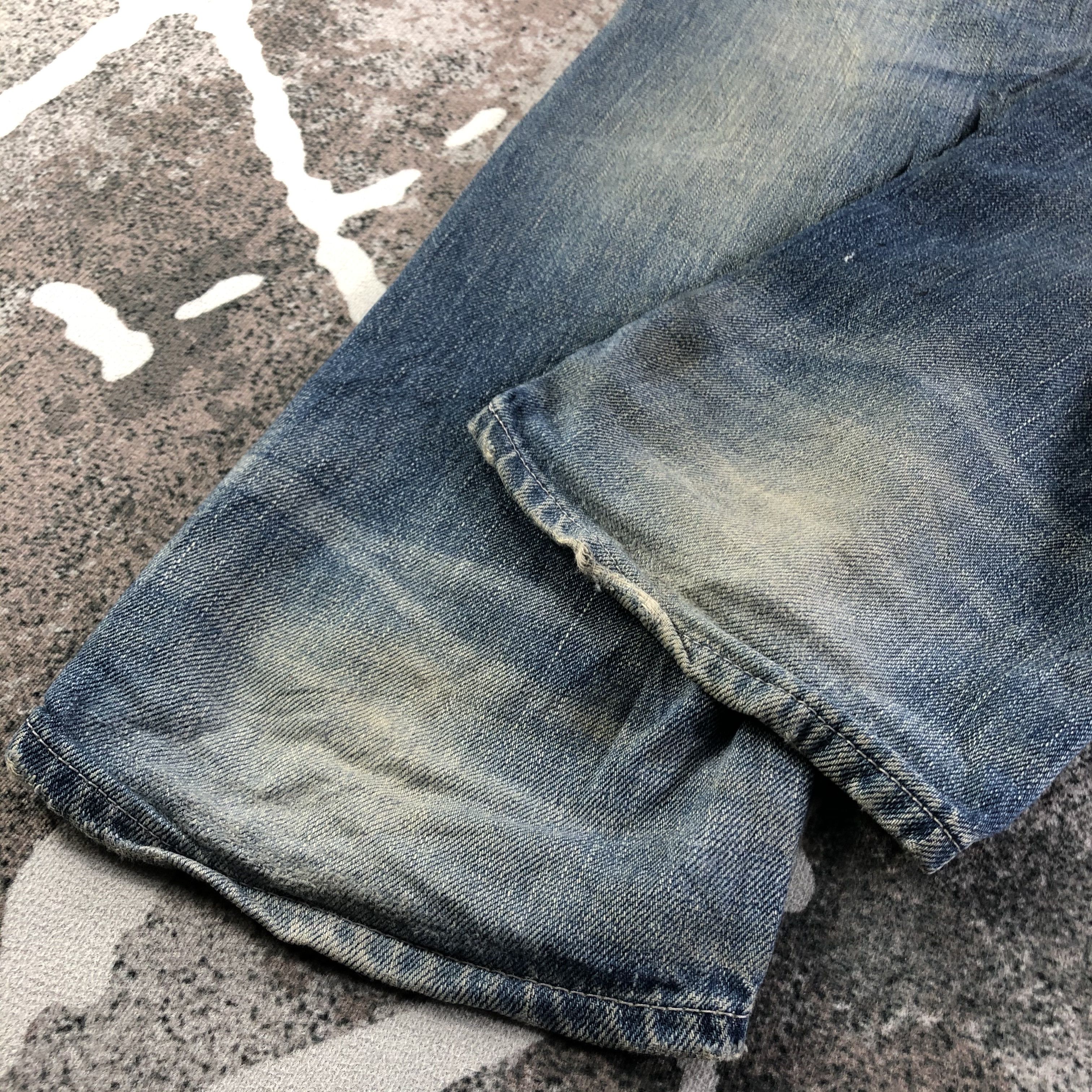 GOSTAR DE FUGA Gostar De Fuga Selvedge Jeans Distressed Redline Denim Size US 32 / EU 48 - 6 Thumbnail