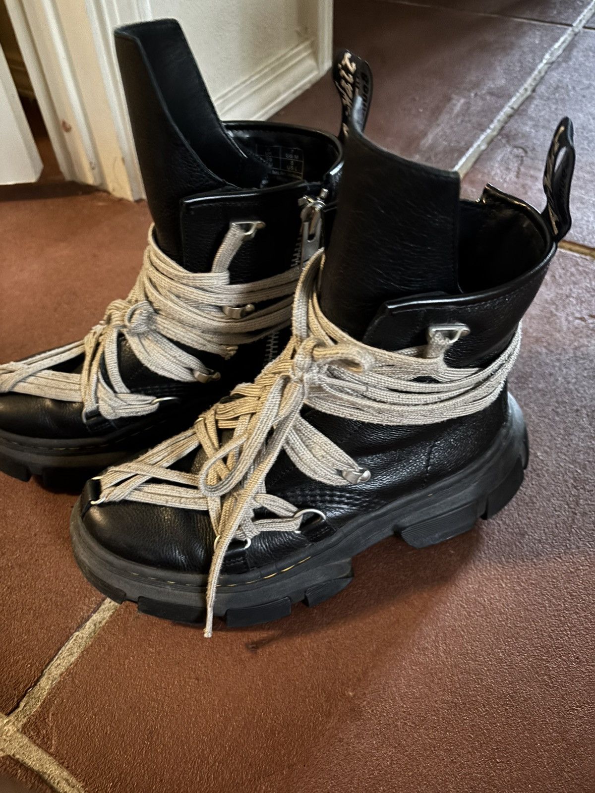 rick owens megalace ramonse 20ss希少 Rick Owens Rick owens megalace ramones | Grailed