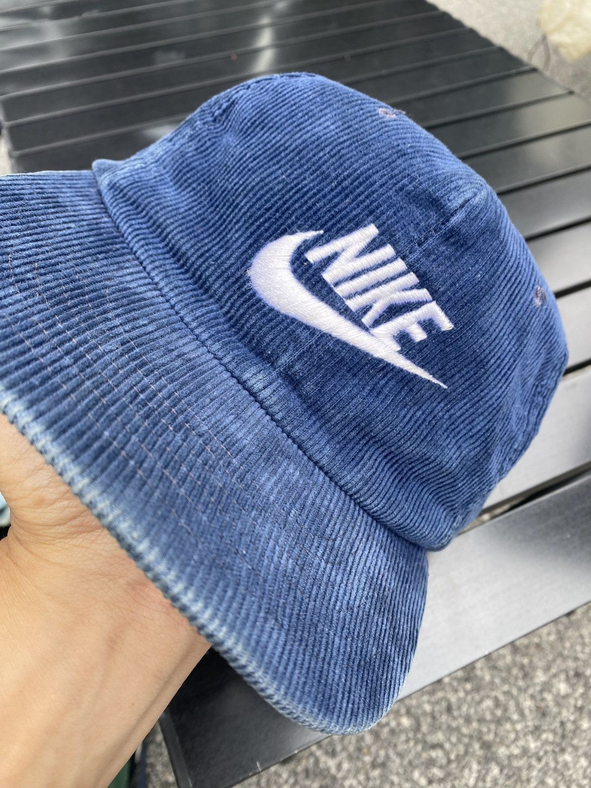 Nike Vintage 80s nike corduroy hat Size ONE SIZE - 6 Thumbnail