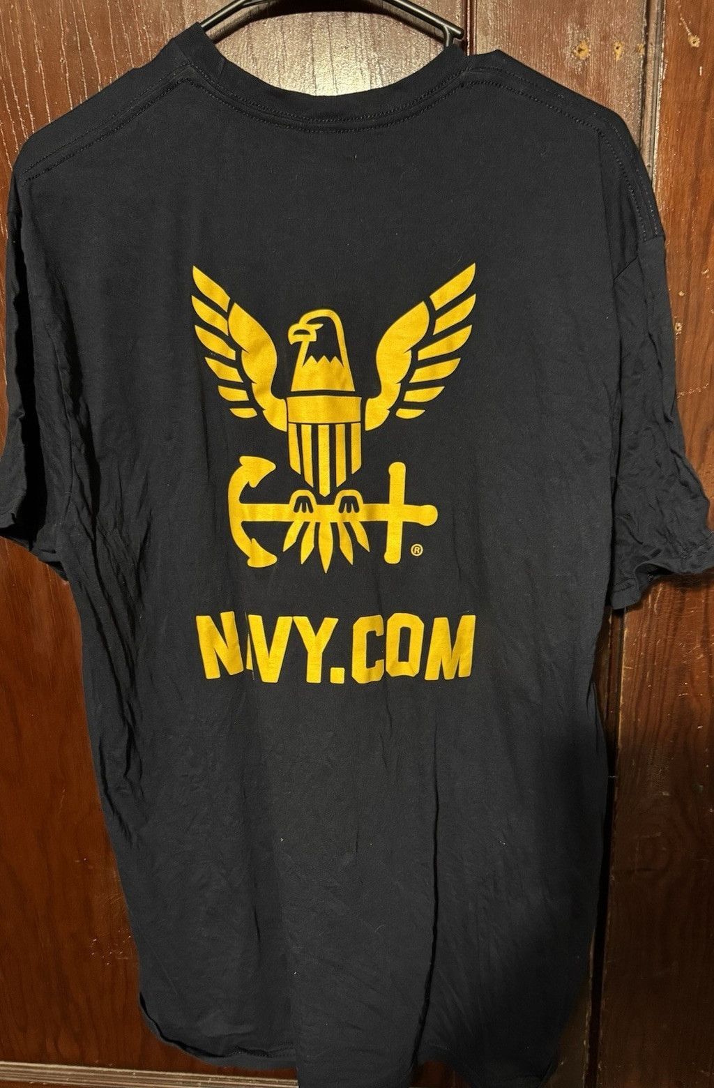 The Unbranded Brand United States Navy Men's T Shirt Size L Blue US Military Size US XL / EU 56 / 4 - 2 Thumbnail