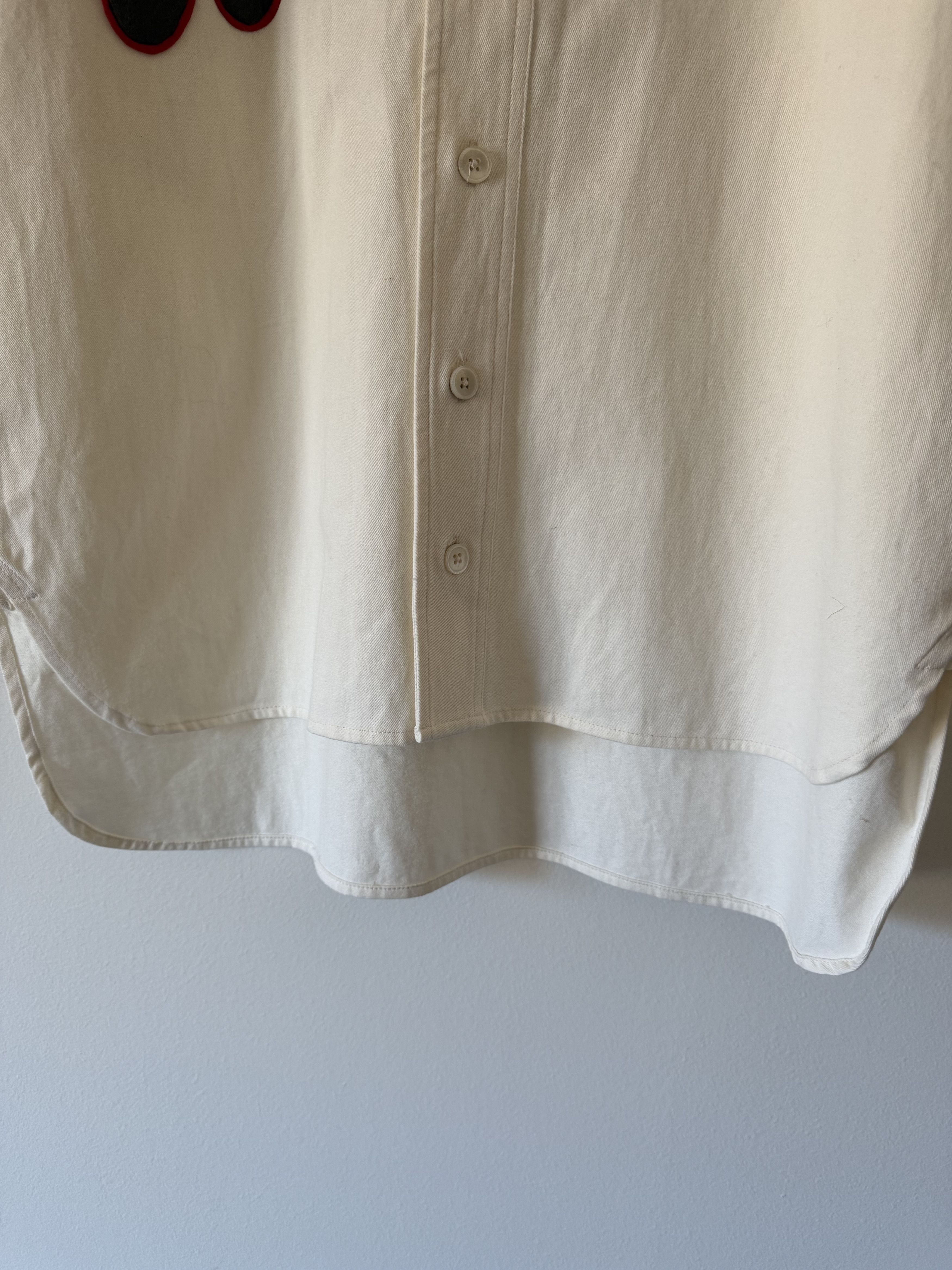 Bode Bode Baseball Shirt in White Size US M / EU 48-50 / 2 - 3 Thumbnail