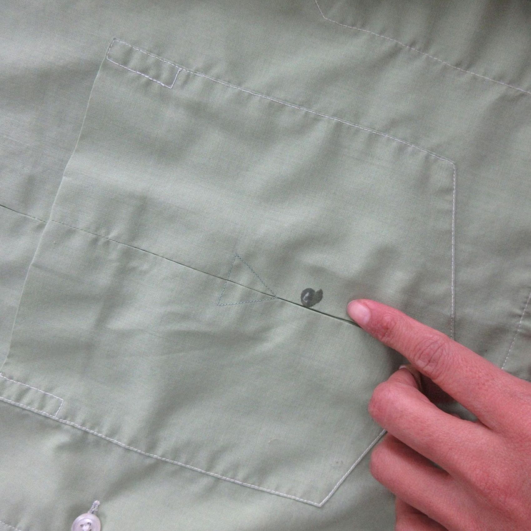 McGregor VINTAGE McGregor Shirt Mens Medium Green Short Sleeve Four Pocket Casual 60s Size US M / EU 48-50 / 2 - 7 Thumbnail