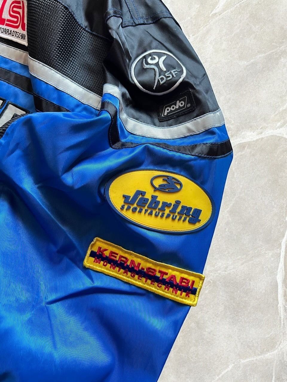 Vintage Vintage RACING JACKET SPEED MOTOBIKE Protective Shoulders Size US XL / EU 56 / 4 - 6 Thumbnail